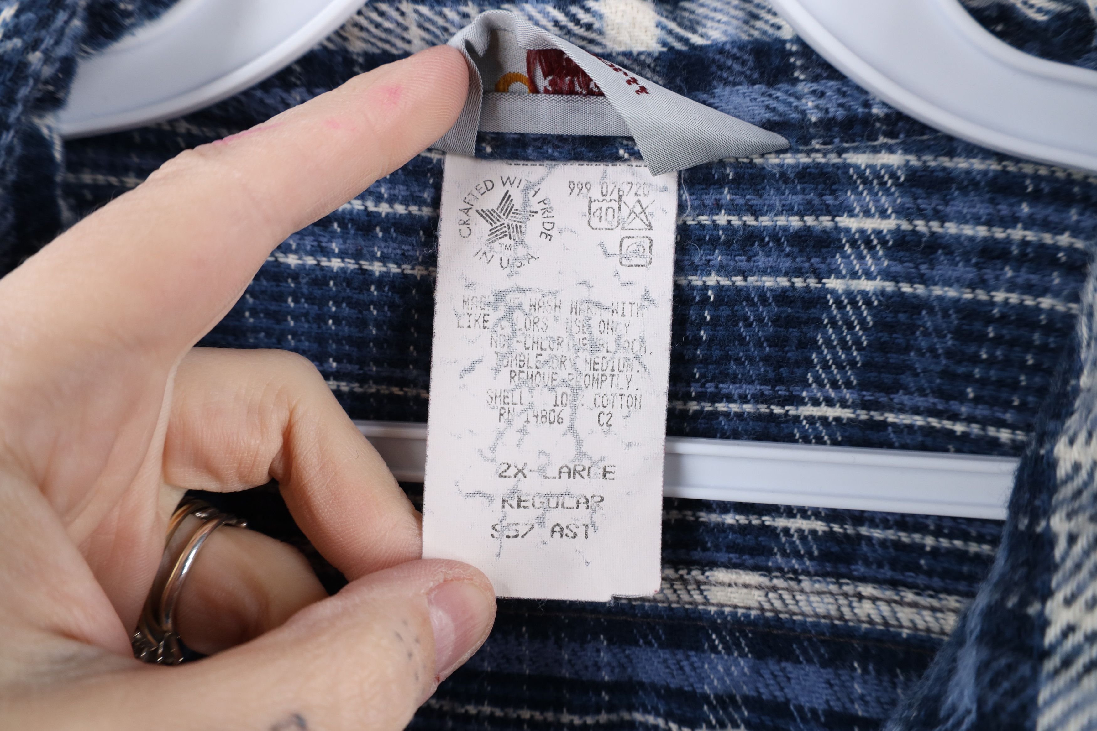 Carhartt × Vintage Vintage 90s Carhartt Heavyweight Collared Button Shirt USA Size US XXL / EU 58 / 5 - 9 Thumbnail