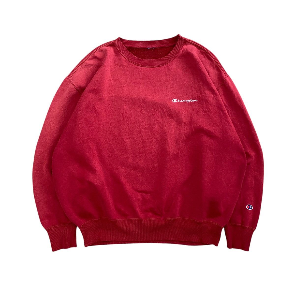 Champion CHAMPION Distressed Crewneck Sweatshirt Size US XXL / EU 58 / 5 - 1 Thumbnail