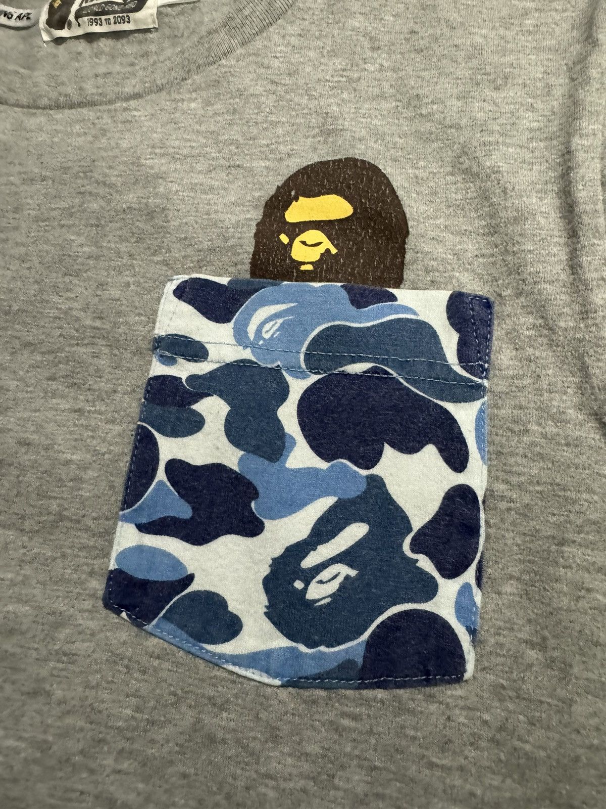 Bape Bape blue camo pocket tee Size US S / EU 44-46 / 1 - 3 Thumbnail