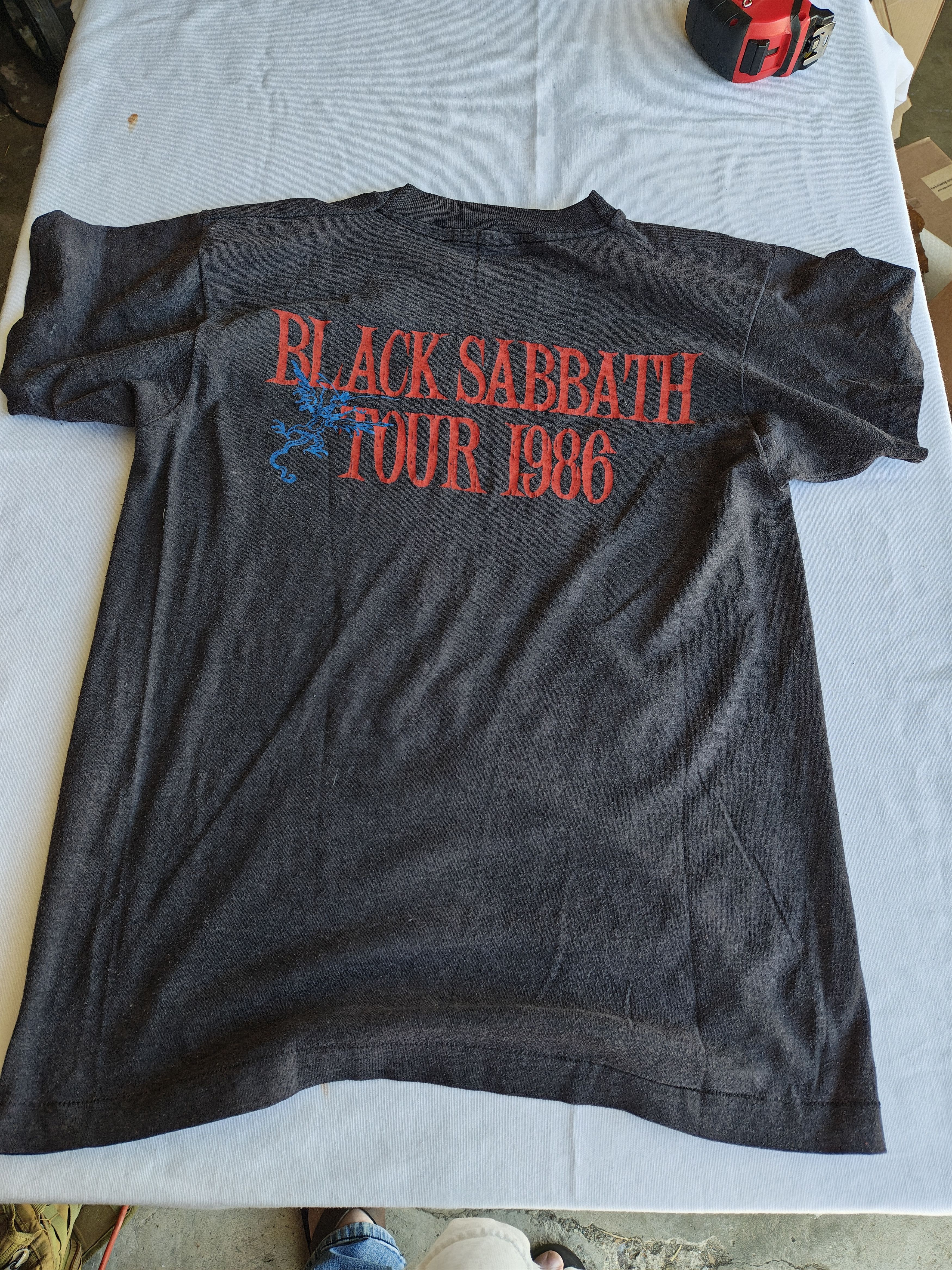 Vintage Vintage 1986 Black Sabbath Seventh Star Tour Tee Size US S / EU 44-46 / 1 - 4 Thumbnail