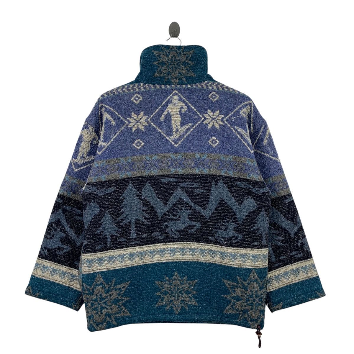 L.L. Bean × Vintage Vintage L.L.BEAN Outdoor Sportswear Aztec Navajo Jacket Size US L / EU 52-54 / 3 - 2 Thumbnail