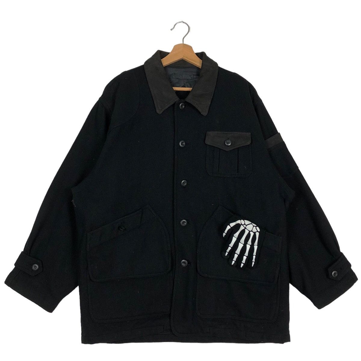 Issey Miyake 🔥Wool Chore Jacket Expressly For Men Rare Design Size US M / EU 48-50 / 2 - 1 Thumbnail