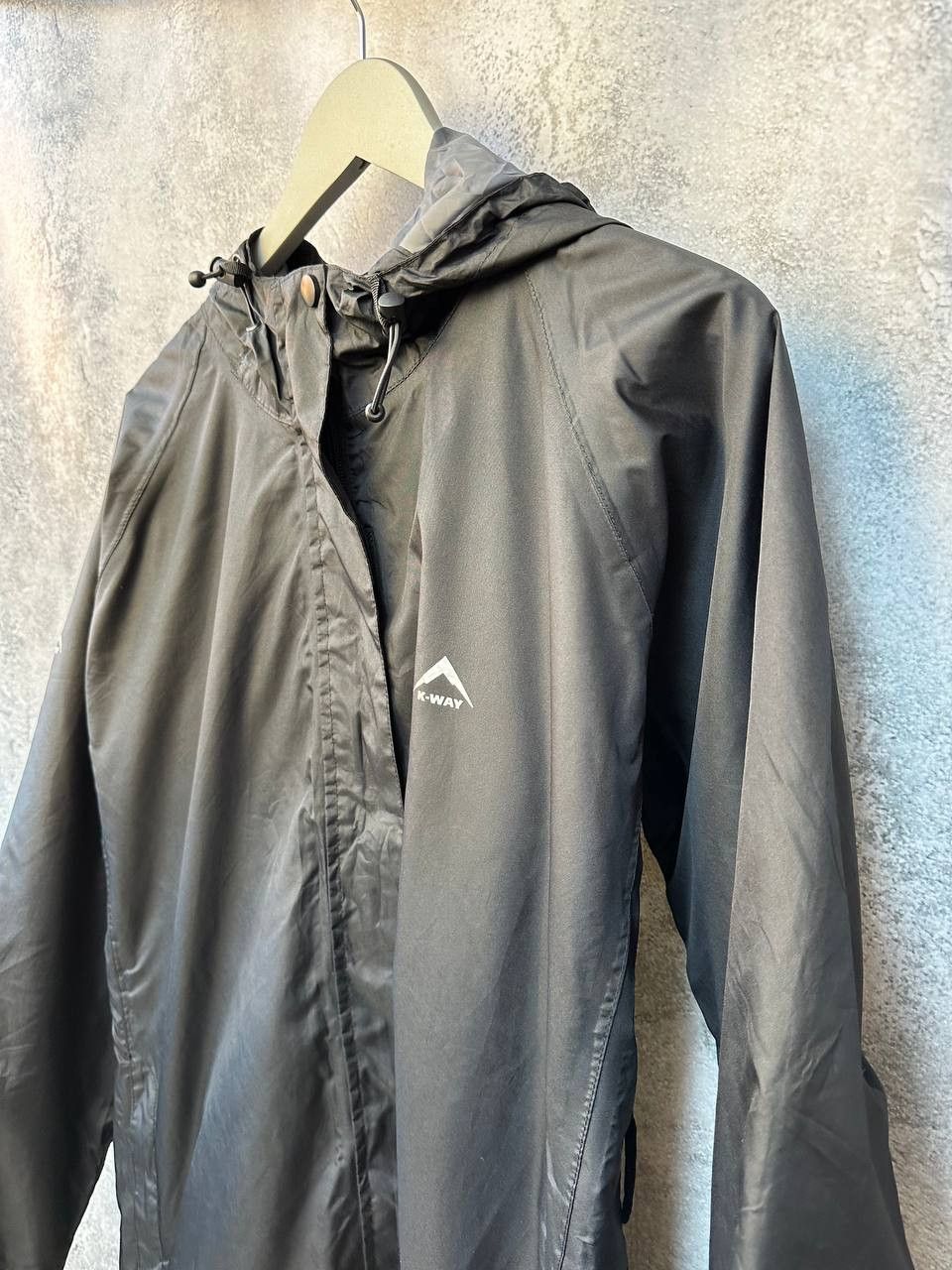K-Way K-Way Long Rain Coat Windbreaker Jacket LAB Size L / US 10 / IT 46 - 6 Thumbnail