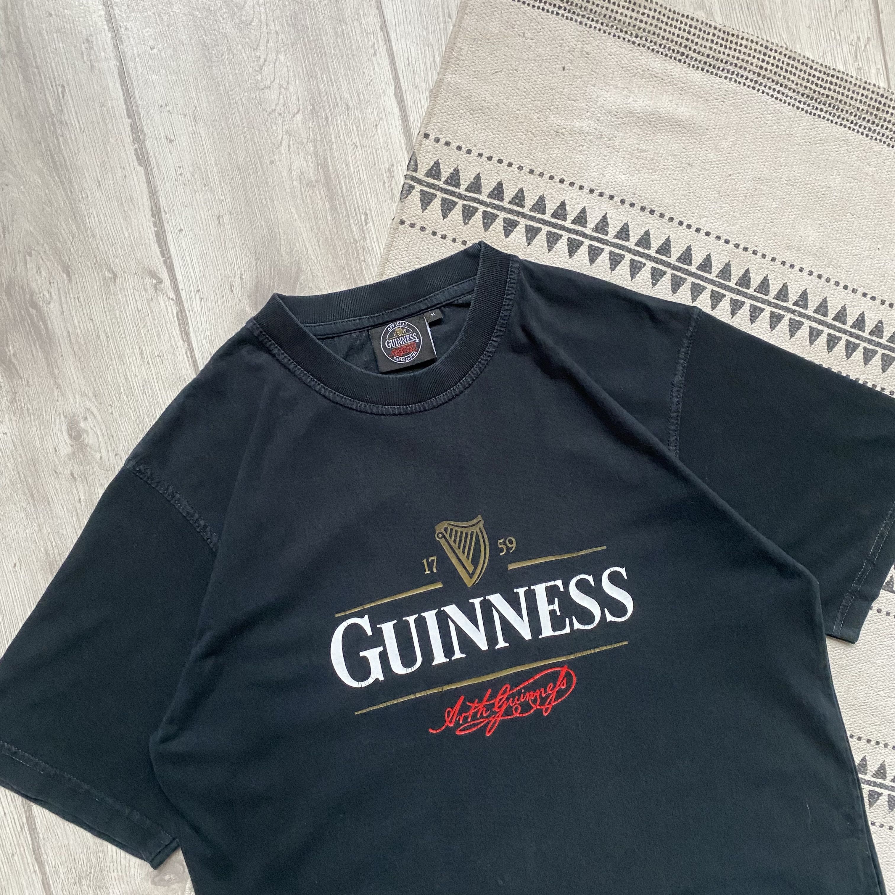 Budweiser 🍺 Vintage 90s Beer Guinness Logo Tee drink heineken Bud Size US M / EU 48-50 / 2 - 2 Thumbnail