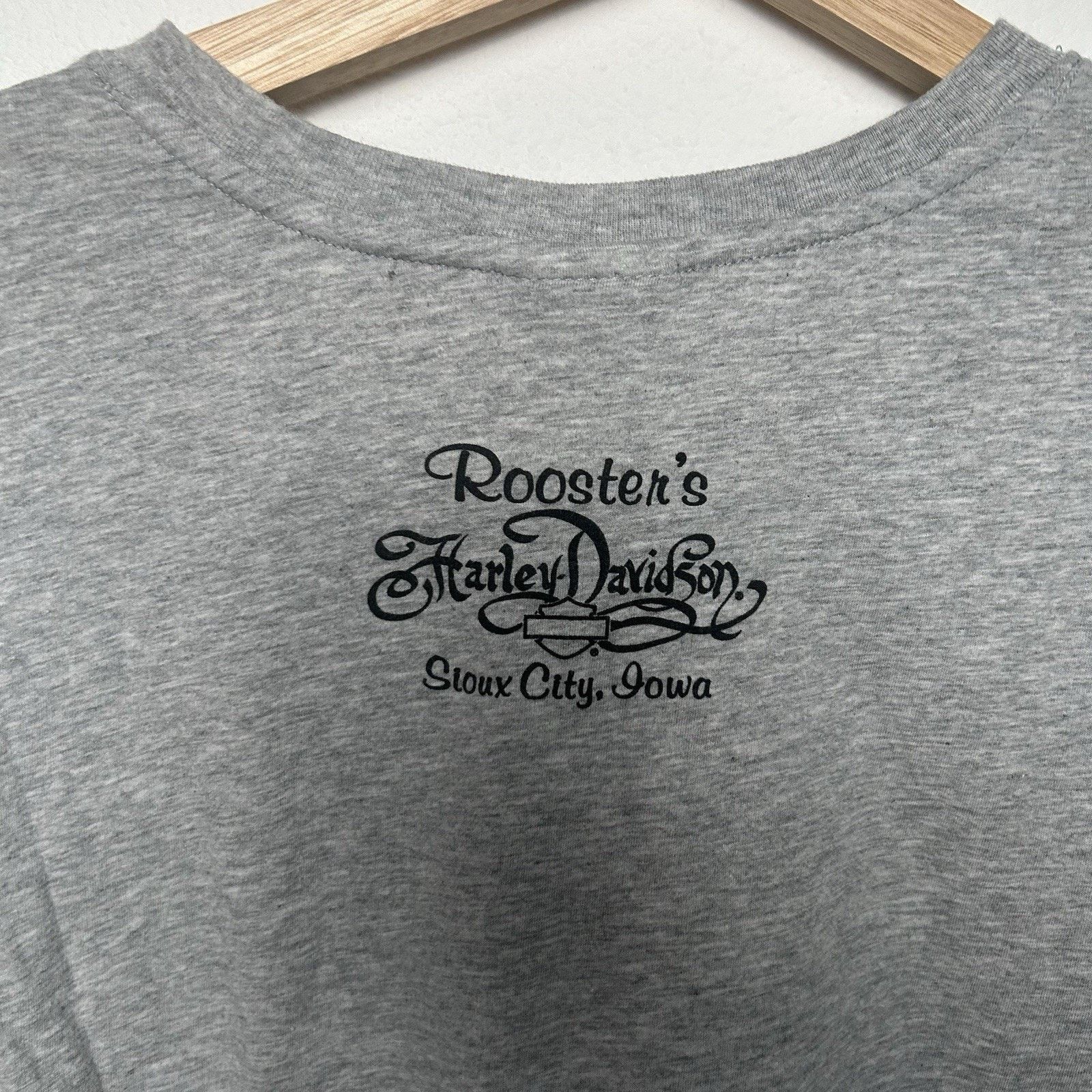 Harley Davidson Harley Davidson Women’s Gray Long Sleeve Y2K T-Shirt XL Size XL / US 12-14 / IT 48-50 - 5 Thumbnail