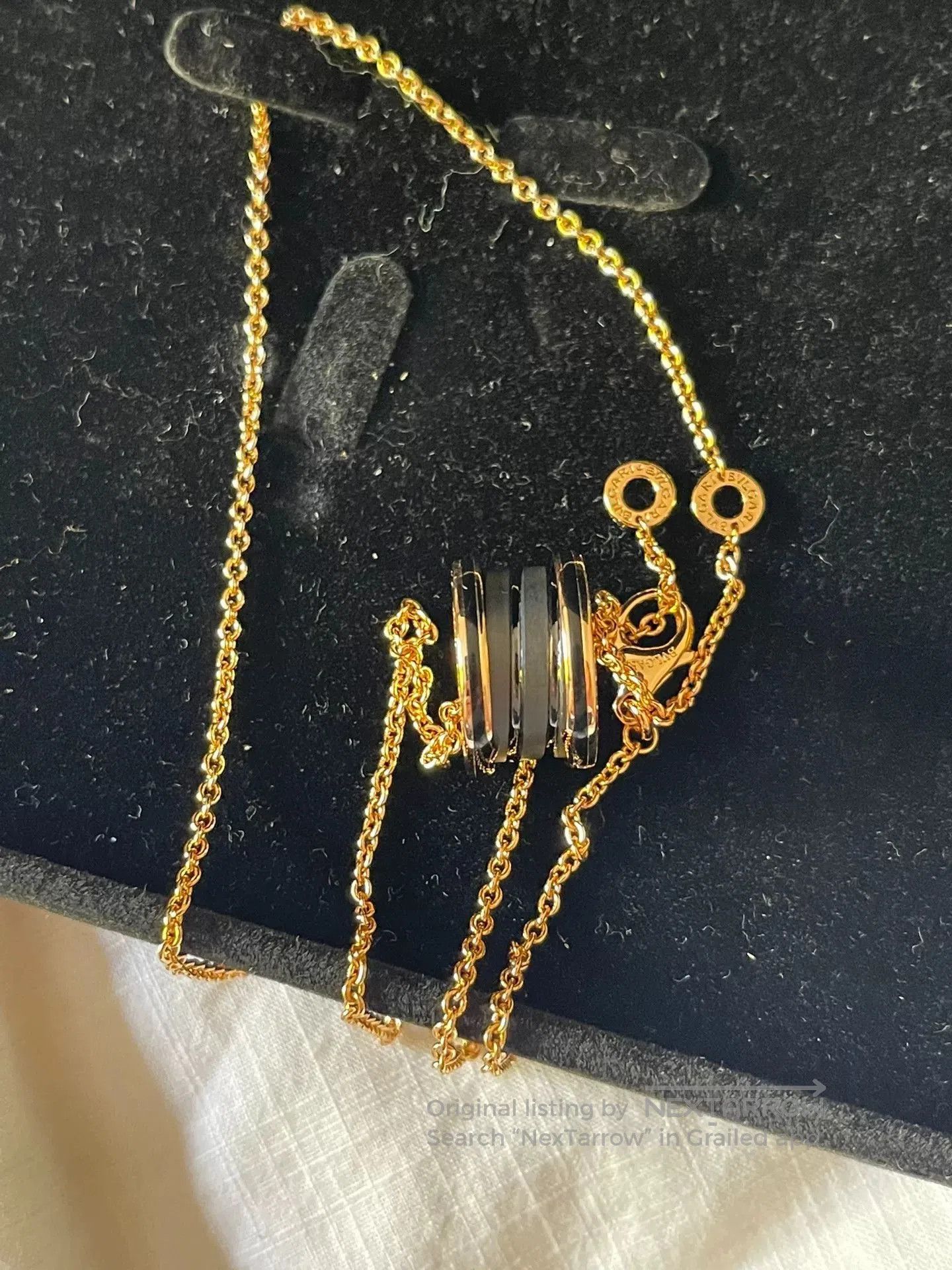 Bvlgari 18k Rose Gold Necklace.