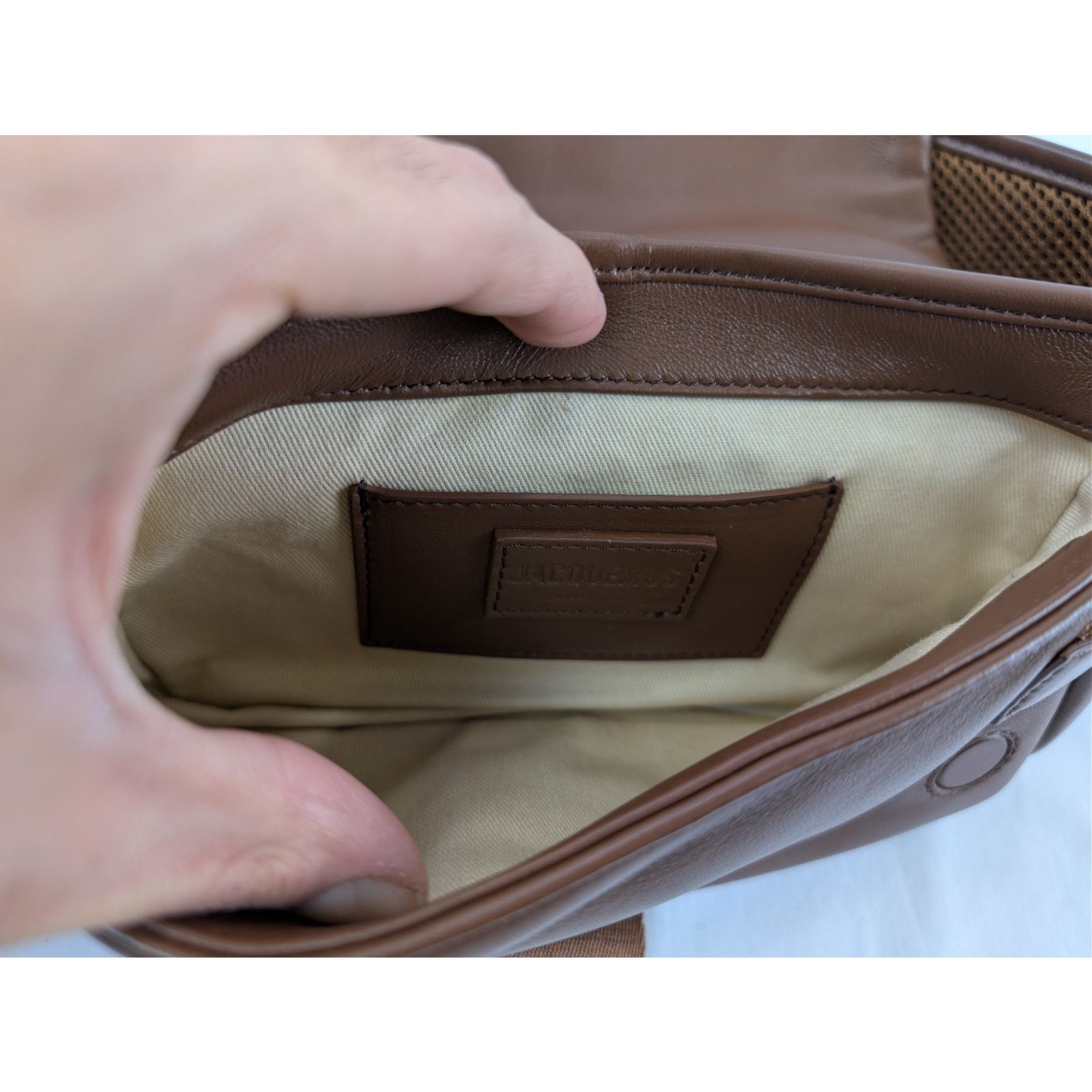 Jacquemus o1rshd1 Size: OS / La Banane Bambimou leather belt bag brown Size ONE SIZE - 17 Thumbnail