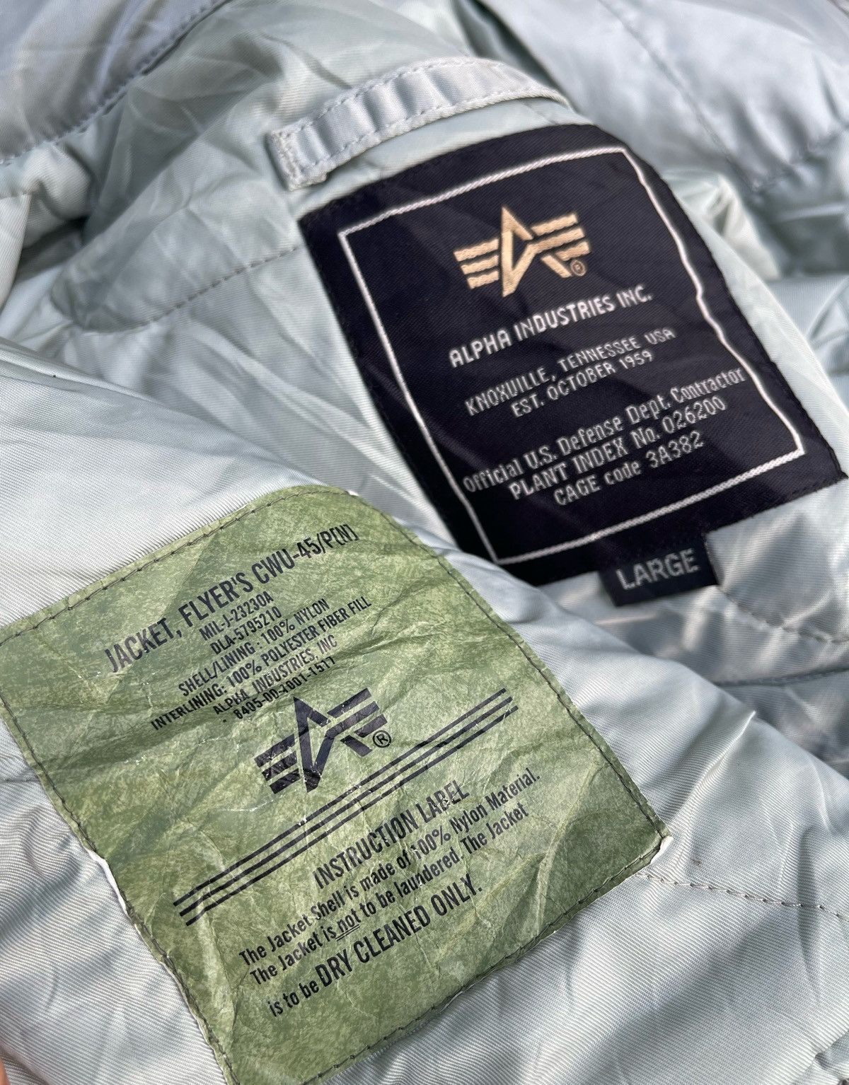 Alpha Industries 🔥Vintage Alpha Industries Ma-1 Flight Bomber Jacket Size US L / EU 52-54 / 3 - 10 Thumbnail