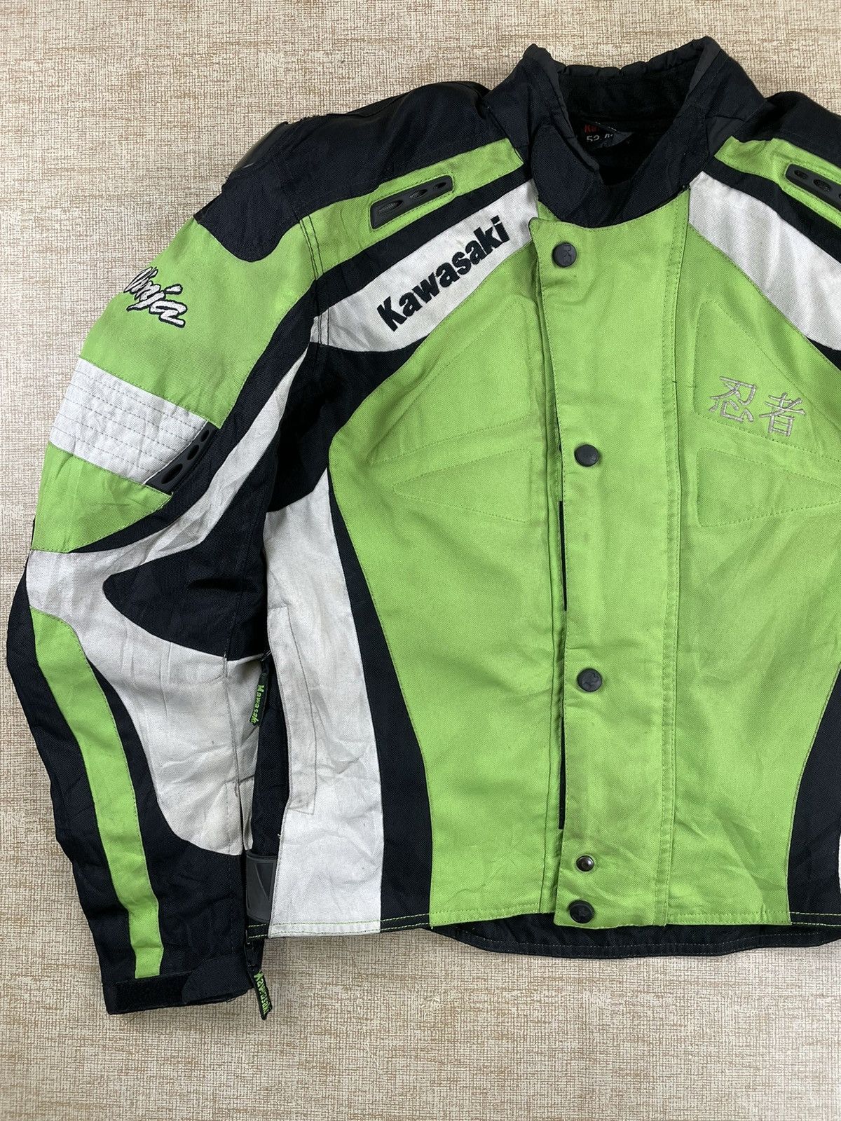 ICON Motorsports Vintage Kawasaki Ninja Motor Racing Bikers Jacket Size US M / EU 48-50 / 2 - 3 Thumbnail