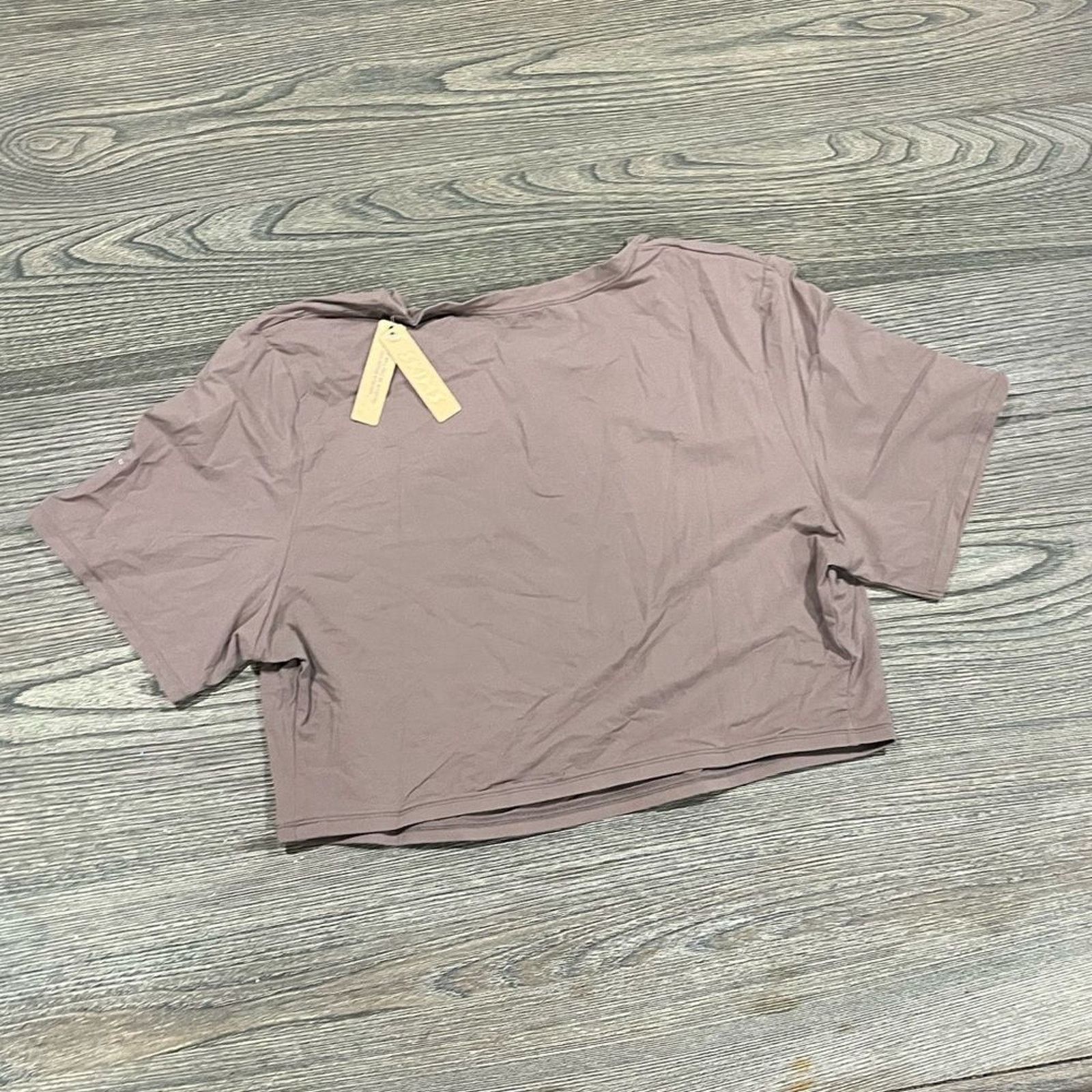 SKIMS NWT Skims Fits Everybody Super Cropped T-Shirt Umber 3X Size 3XL / US 20-22 - 4 Thumbnail
