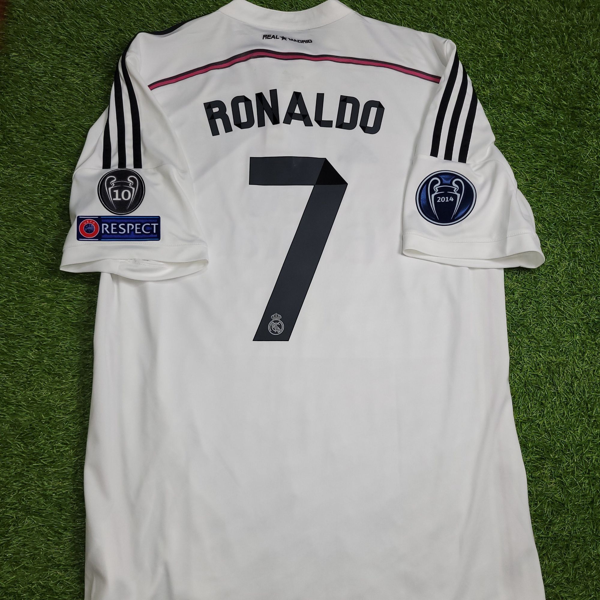 Adidas Ronaldo Real Madrid 2014 2015 UEFA Soccer Jersey XL Size US XL / EU 56 / 4 - 1 Thumbnail