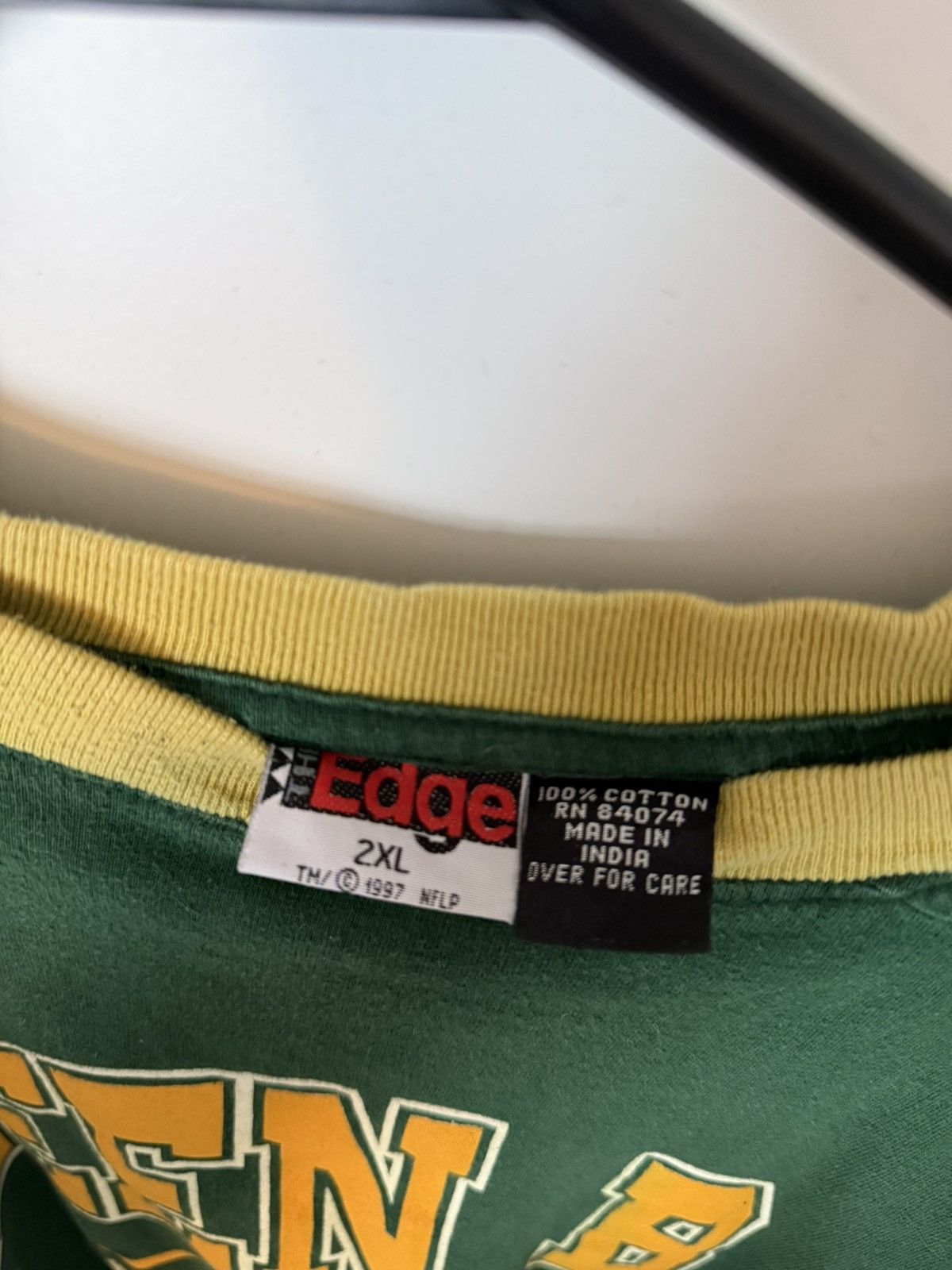 NFL × Vintage Vintage 1997 Green Bay Packers shirt Size US XXL / EU 58 / 5 - 6 Thumbnail