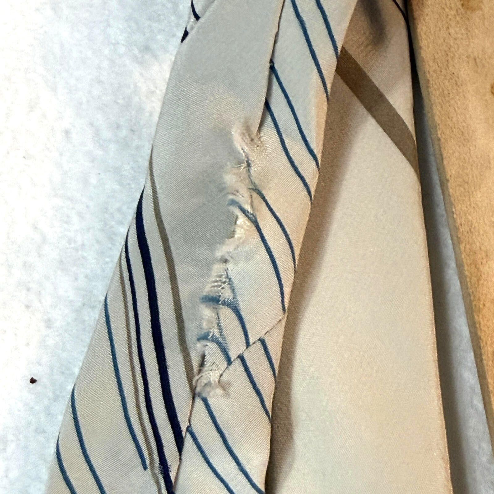Other Vintage A. Pucci 100% Silk Tie Mens Striped Necktie Italy Size ONE SIZE - 6 Thumbnail