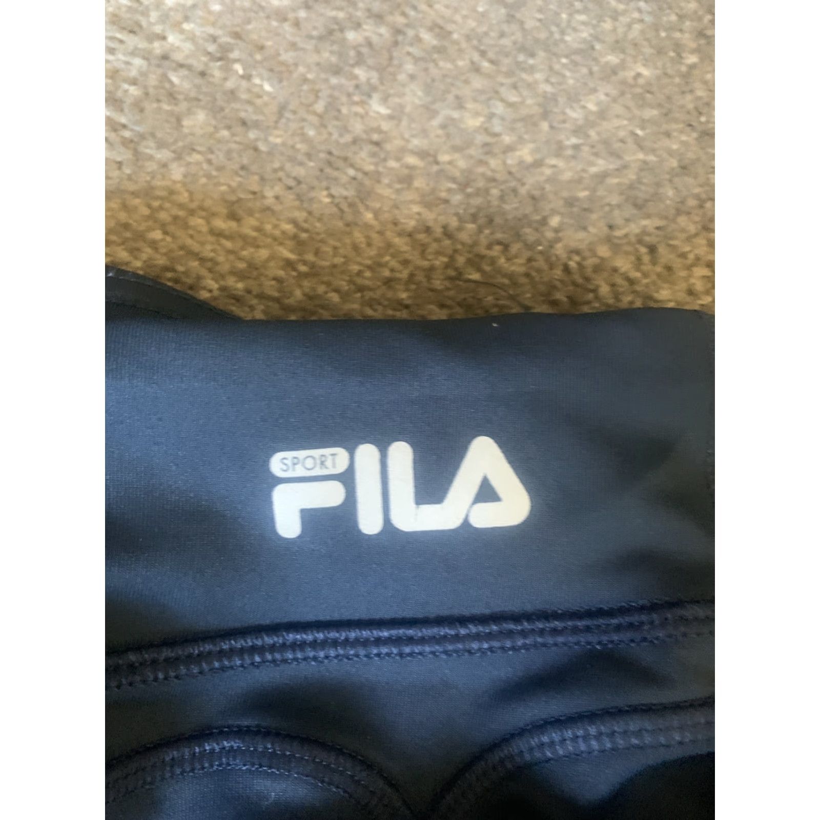 Fila FILA Sport Leggings Women Medium Blue High Rise Activewear Running & Jogging Shirt? Size 32" / US 10 / IT 46 - 2 Thumbnail