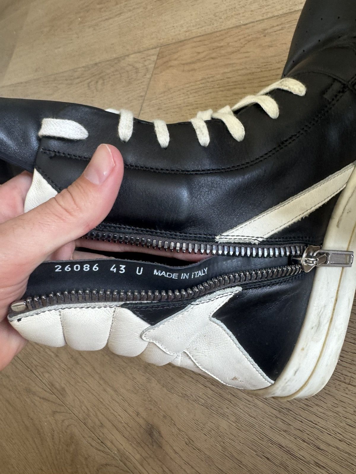 Rick Owens Geobaskets 43 Size US 10 / EU 43 - 10 Thumbnail