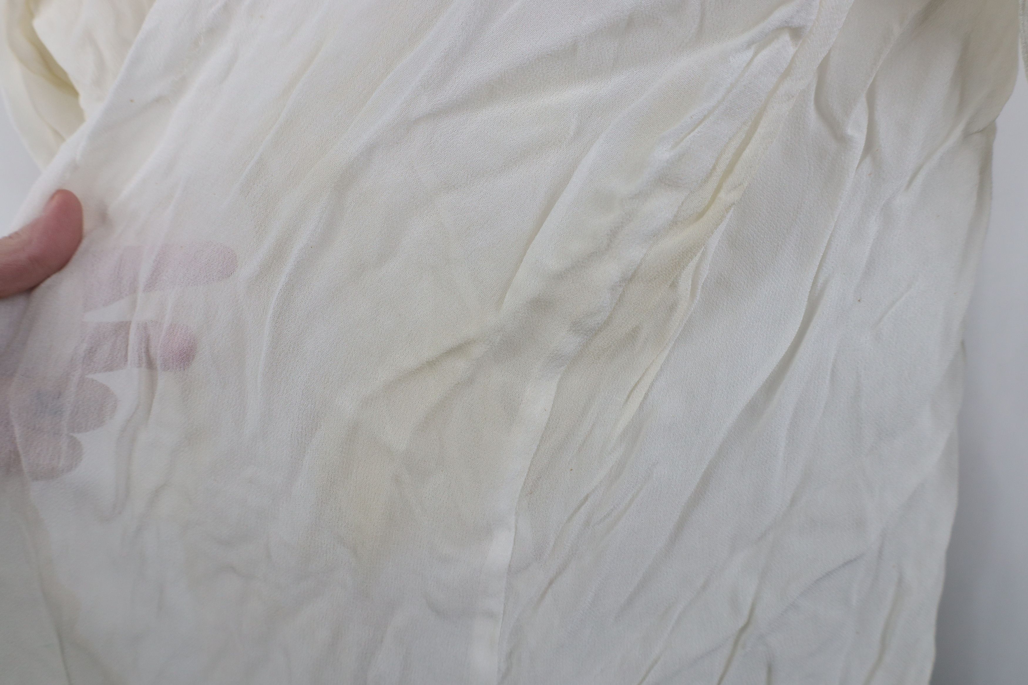 Vintage Deadstock Vintage 90s Babydoll Sheer Open Front Cardigan Size XL / US 12-14 / IT 48-50 - 7 Thumbnail