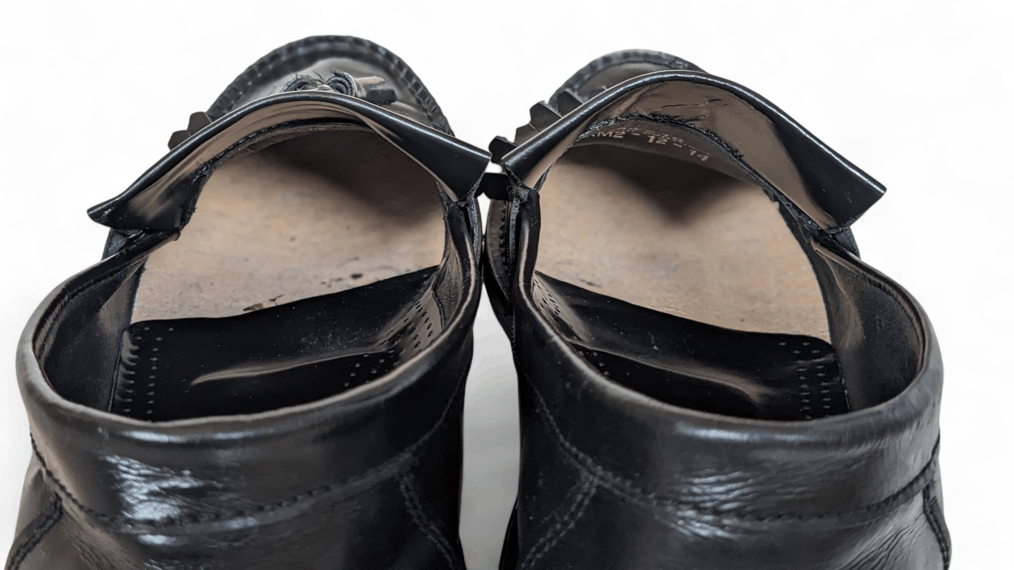 Other IKON Original Black Leather Tassel Loafers Classic Fringe Size US 10.5 / EU 43-44 - 8 Thumbnail