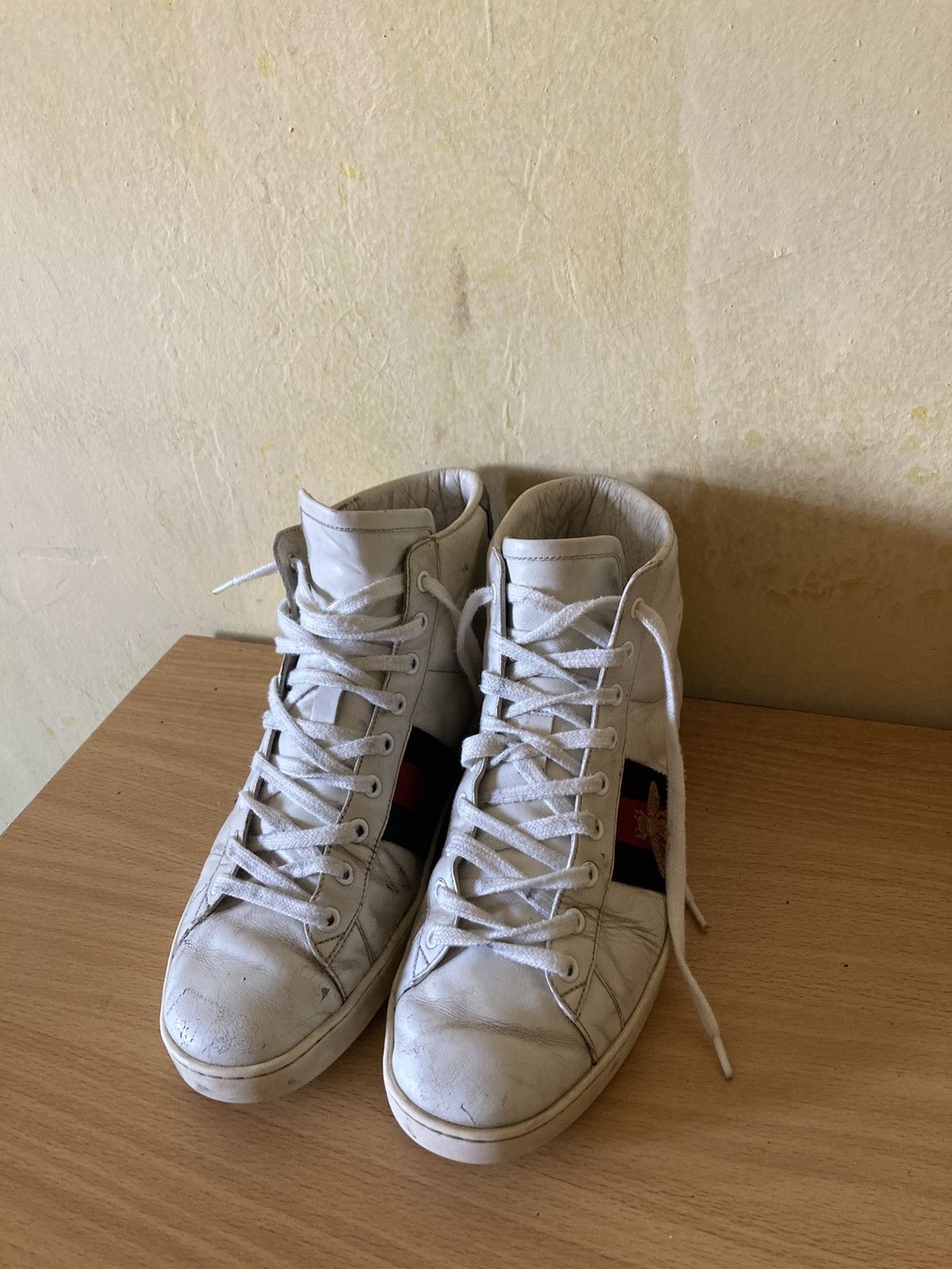 Gucci Gucci Ace hi top Sneakers Size 8 Size US 8 / EU 41 - 2 Thumbnail