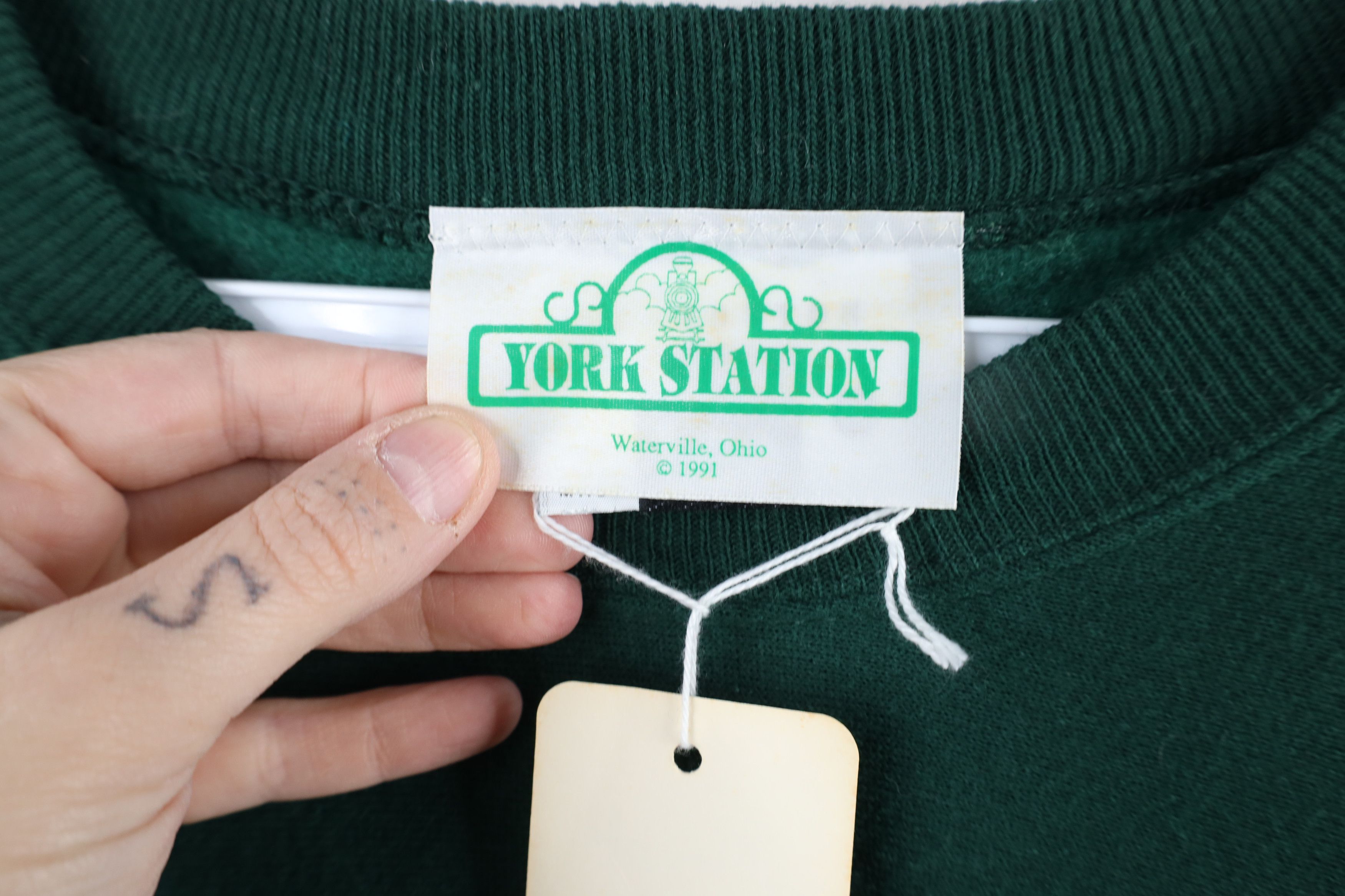Vintage Deadstock Vintage 90s Streetwear Quilt Patch Sweatshirt USA Size M / US 6-8 / IT 42-44 - 4 Thumbnail
