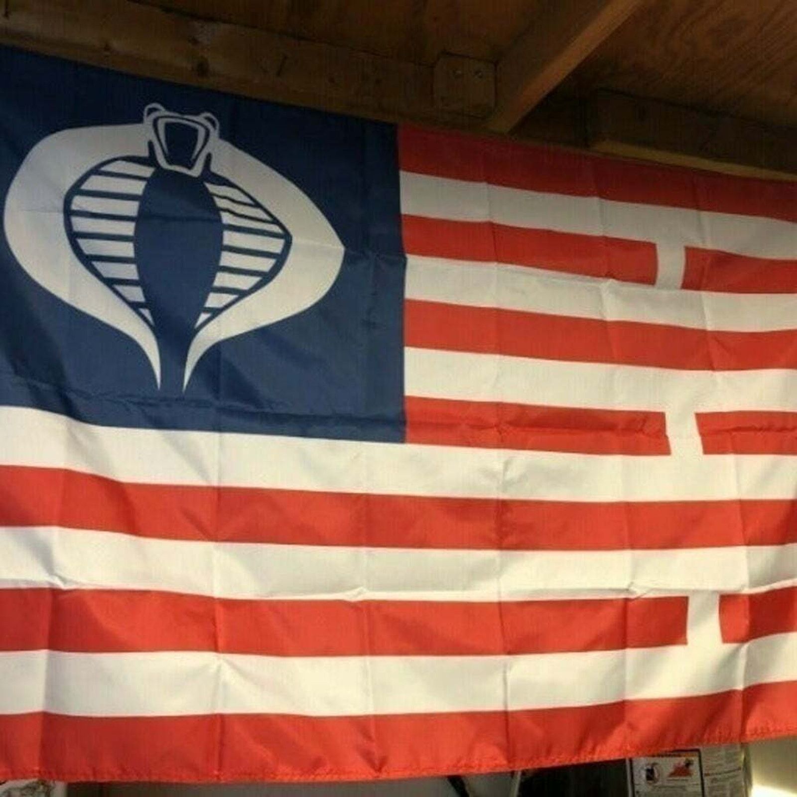 Other GIANT 5FT SNAKE EYES STORM SHADOW FLAG GI JOE COBRA Size ONE SIZE - 1 Thumbnail