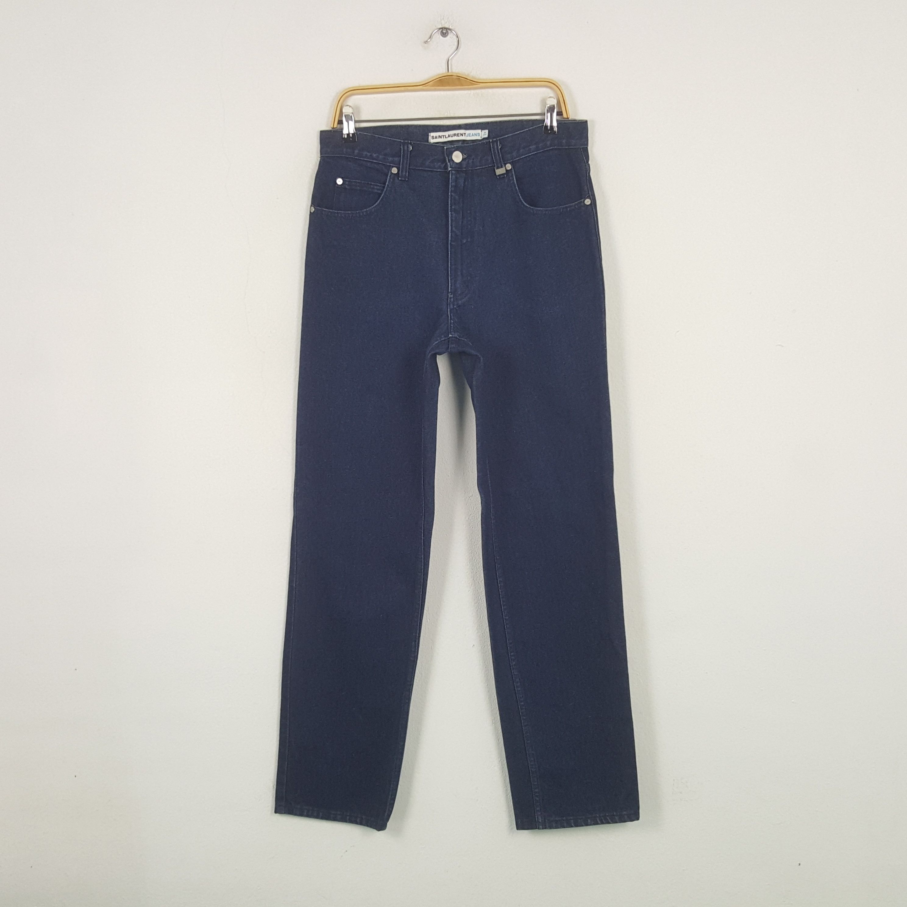 Designer Vintage Saint Laurent Italian Brand Denim Jeans C280N33 Size US 32 / EU 48 - 1 Thumbnail