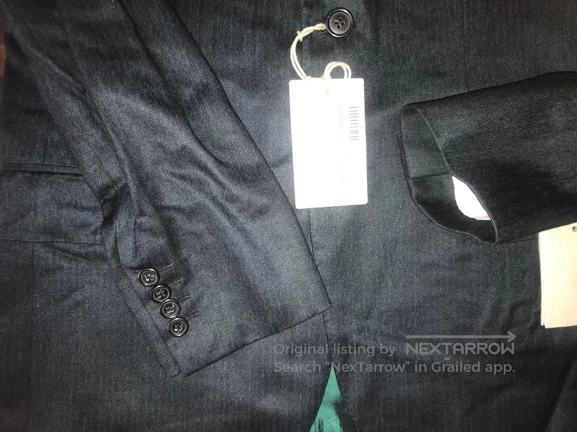 Brioni brioni cashmere silk suit jacket black green. Size US L / EU 52-54 / 3 - 4 Thumbnail