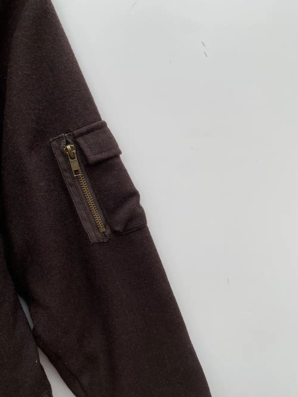 Japanese Brand × Vintage Vtg Wool Jacket Fur Winter Size US M / EU 48-50 / 2 - 6 Thumbnail
