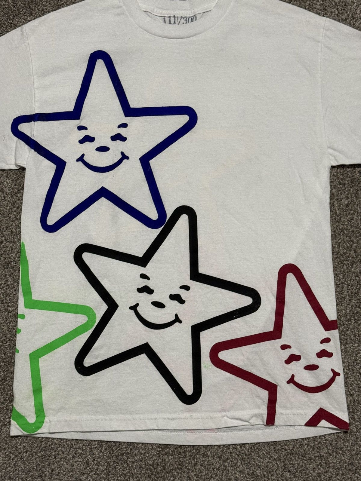 Asspizza Asspizza Hand Screen-Printed Star Shirt Size US L / EU 52-54 / 3 - 2 Thumbnail