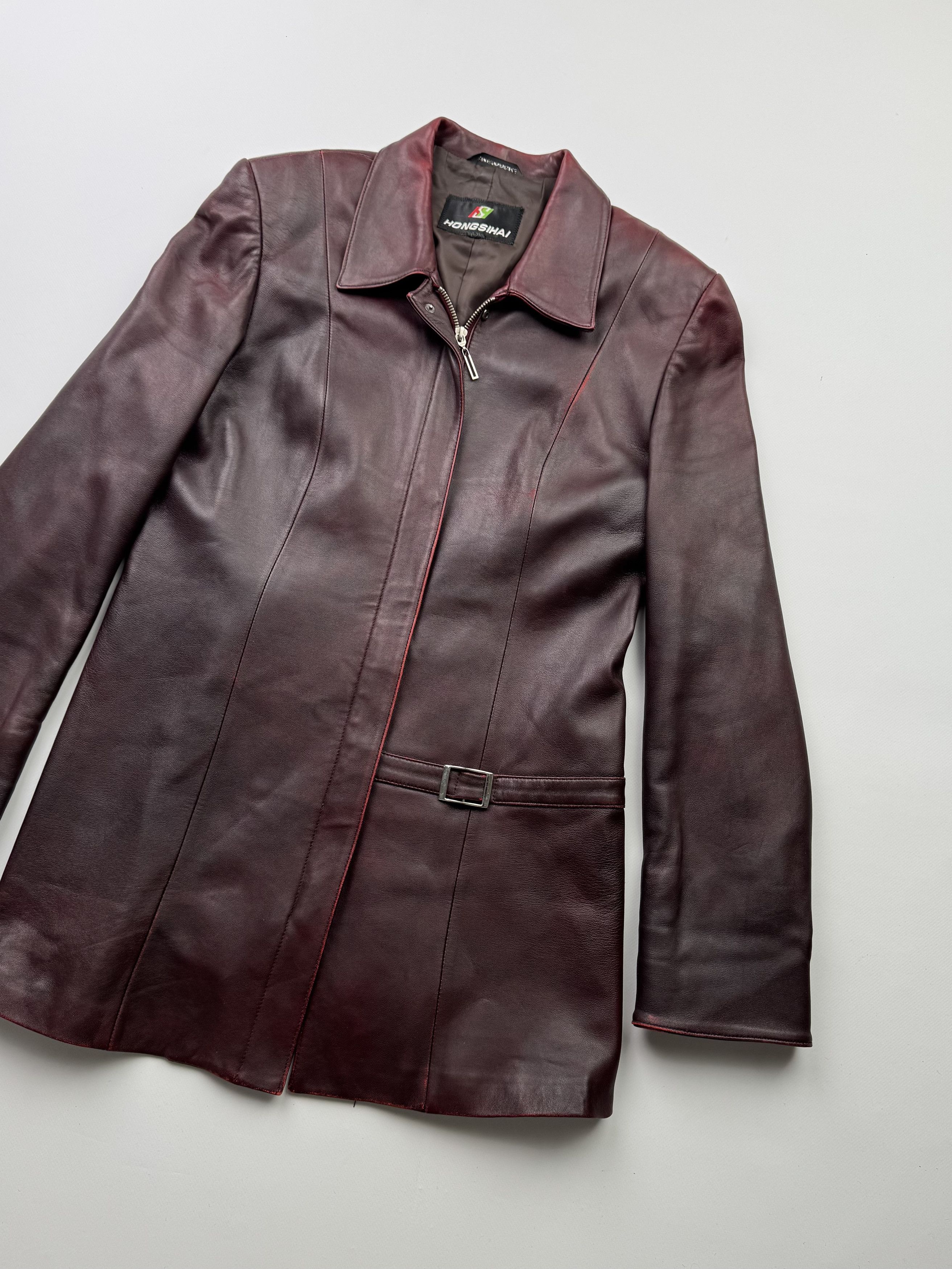 Japanese Brand Vintage Leather Jacket B775(V148)E2 Size M / US 6-8 / IT 42-44 - 3 Thumbnail