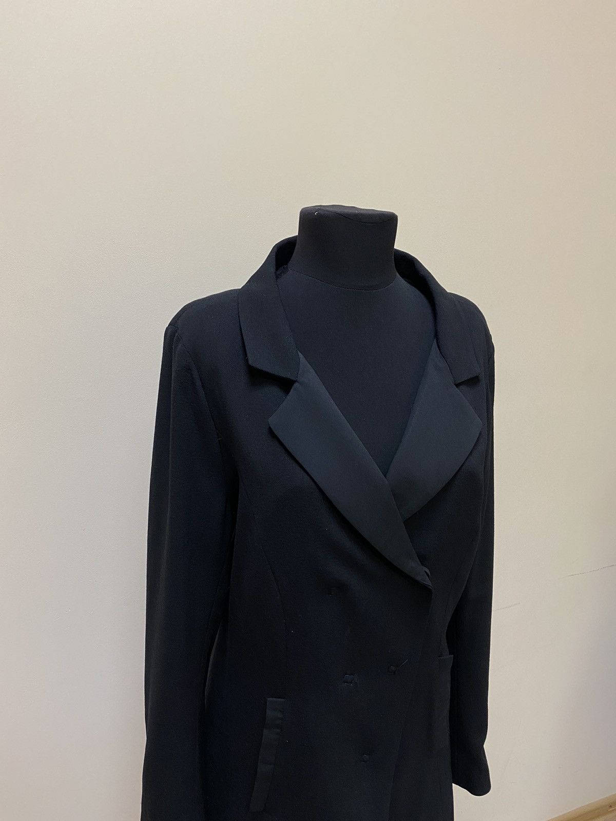 Annette Gortz Annette Gortz Womens Black Coat Jacket Virgin Wool Size 40 Size S / US 4 / IT 40 - 6 Thumbnail