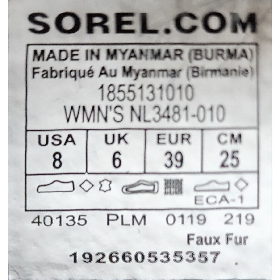 SOREL Sorel Joan of ArcticWomens Size 8 EUR 39 Waterproof Size US 8 / IT 38 - 10 Thumbnail