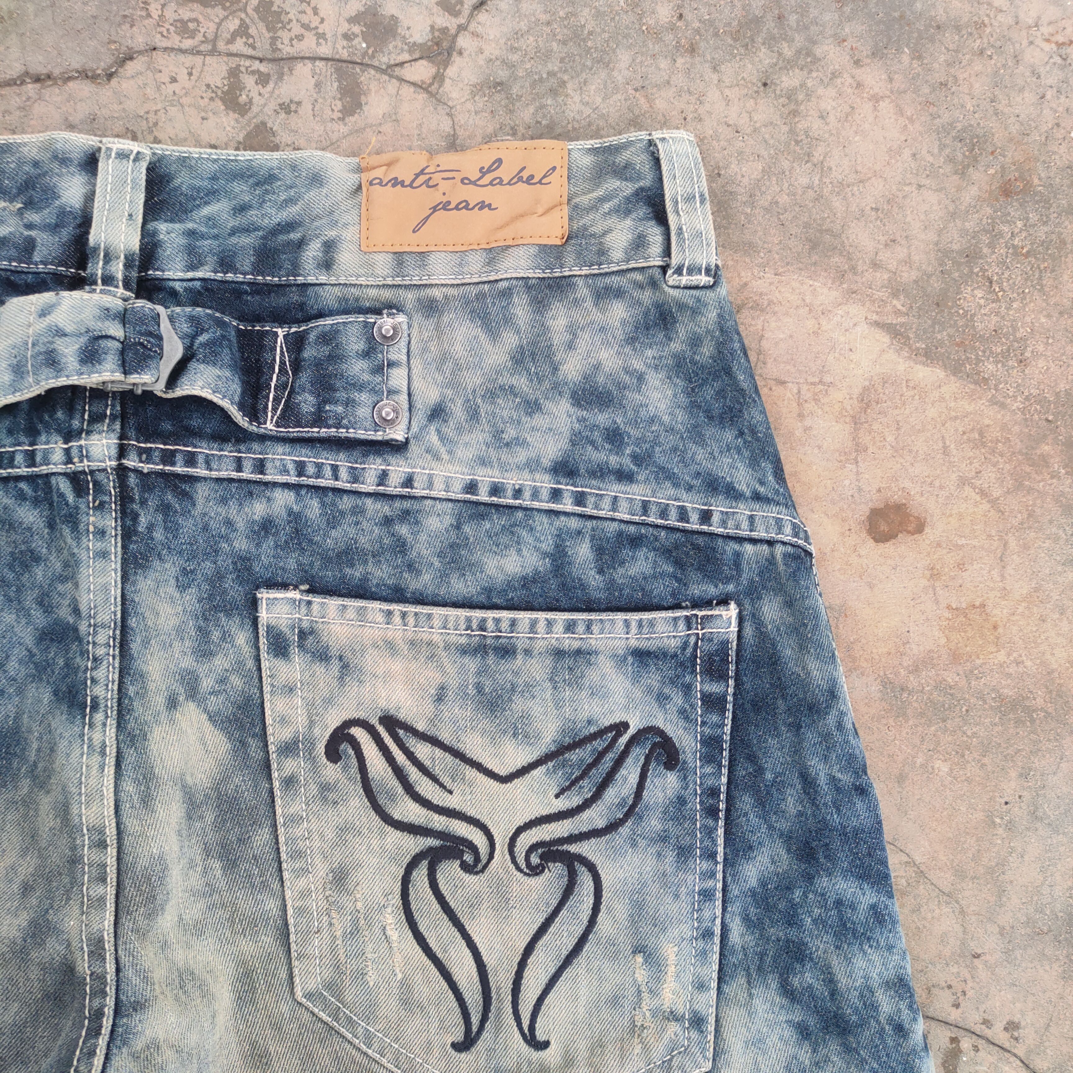 Japanese Brand × Jean × Vintage W31 VINTAGE ANTI LABEL JEANS FADED DENIM PANTS Size US 31 - 13 Thumbnail