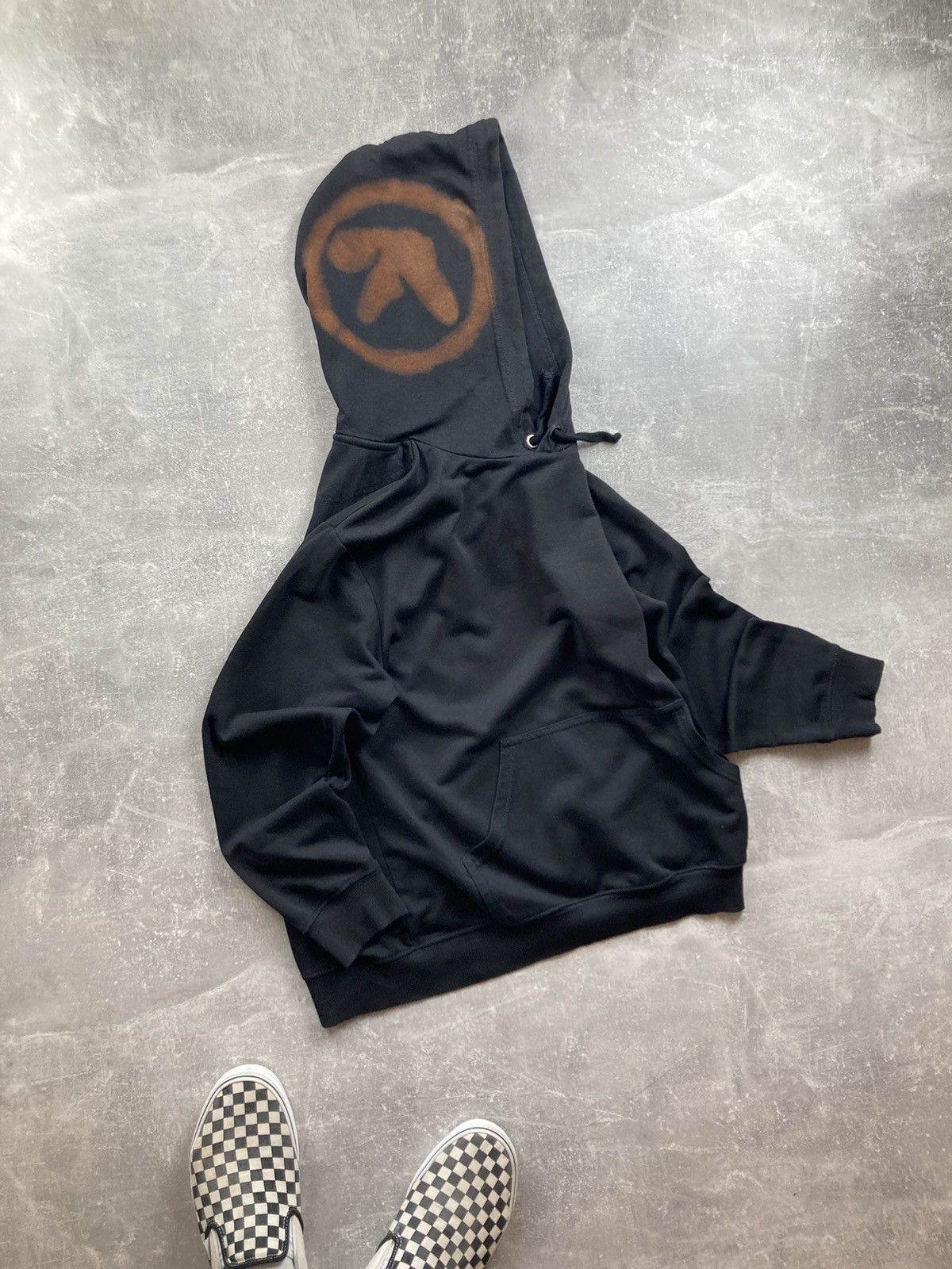 Apex Aphex Twin hooded logo Y2K black hoodie supreme style Size US M / EU 48-50 / 2 - 1 Thumbnail