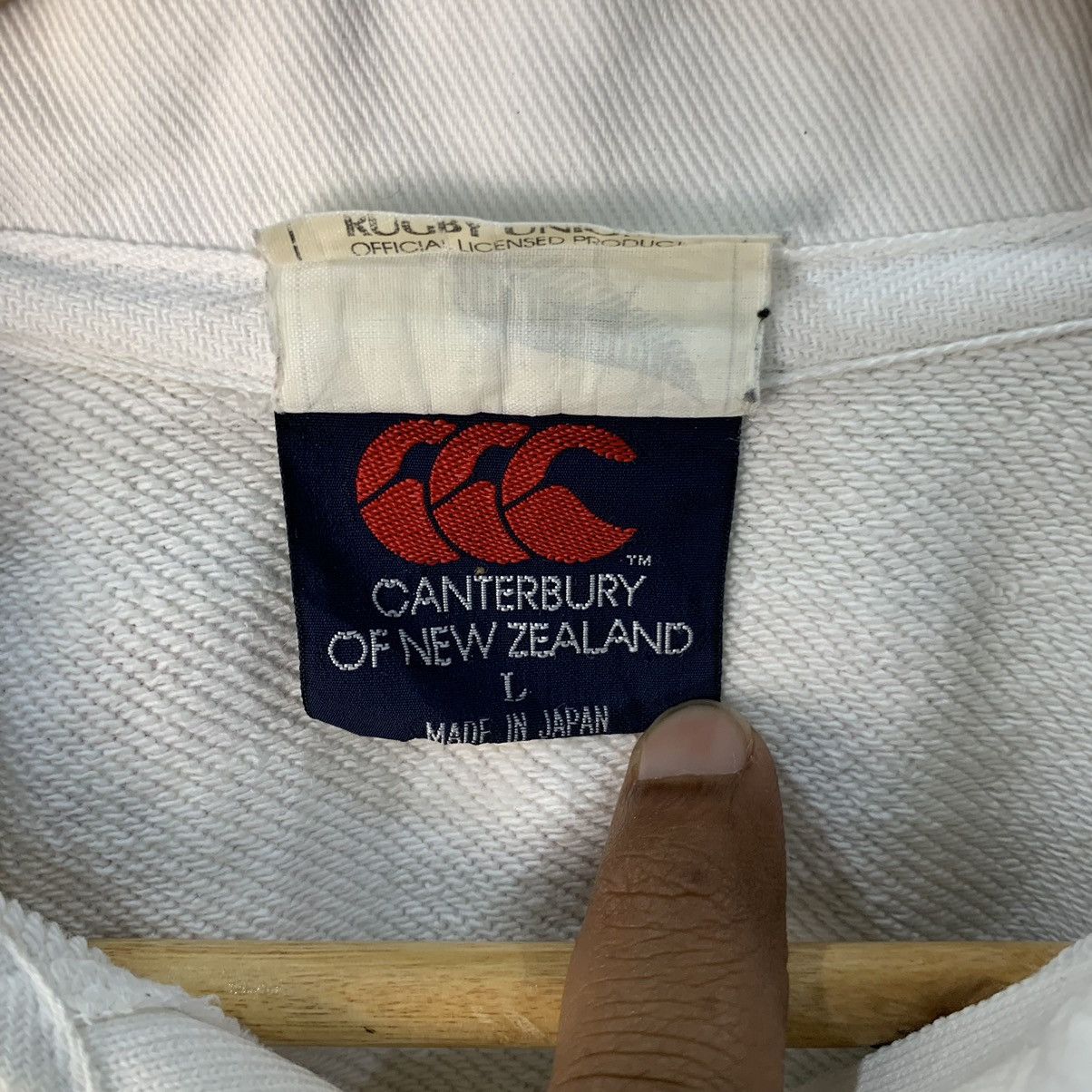 Canterbury of New Zealand 90s Canterbury Steinlager Big Logo Collar Sweatshirts Size US L / EU 52-54 / 3 - 6 Thumbnail