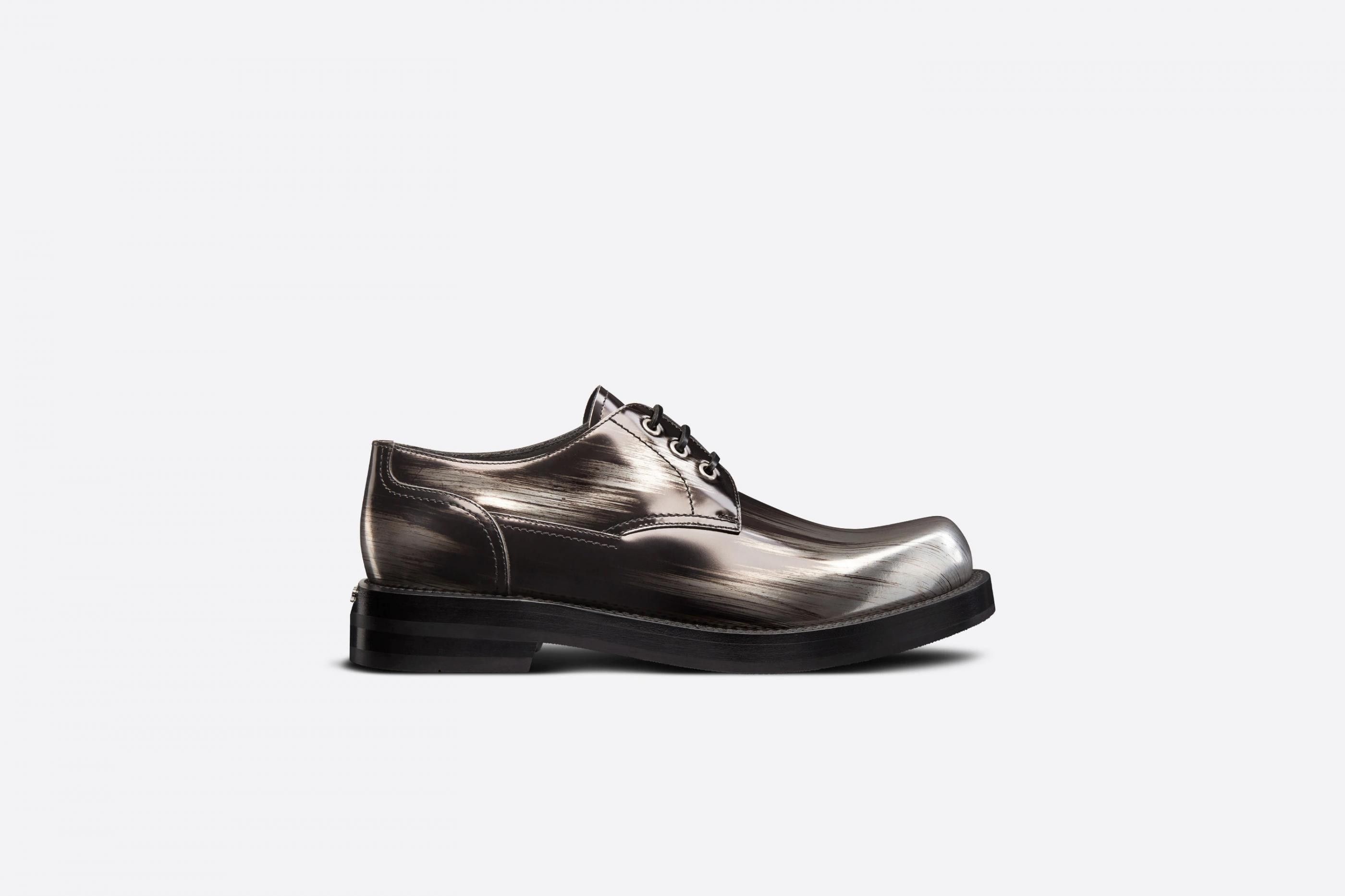 image of Dior O1W1Db11223 Carlo Derby Shoes In Marron in Maroon, Men's (Size 6)