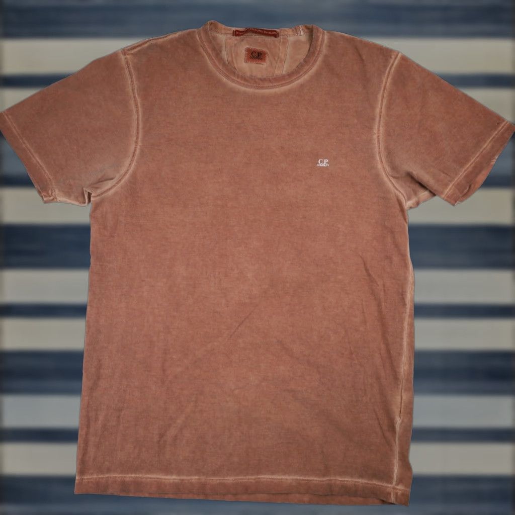 Vintage C.P. Company Mens Small Spellout T Shirt Shirt Mens Small Orange 90s? Size US S / EU 44-46 / 1 - 1 Thumbnail