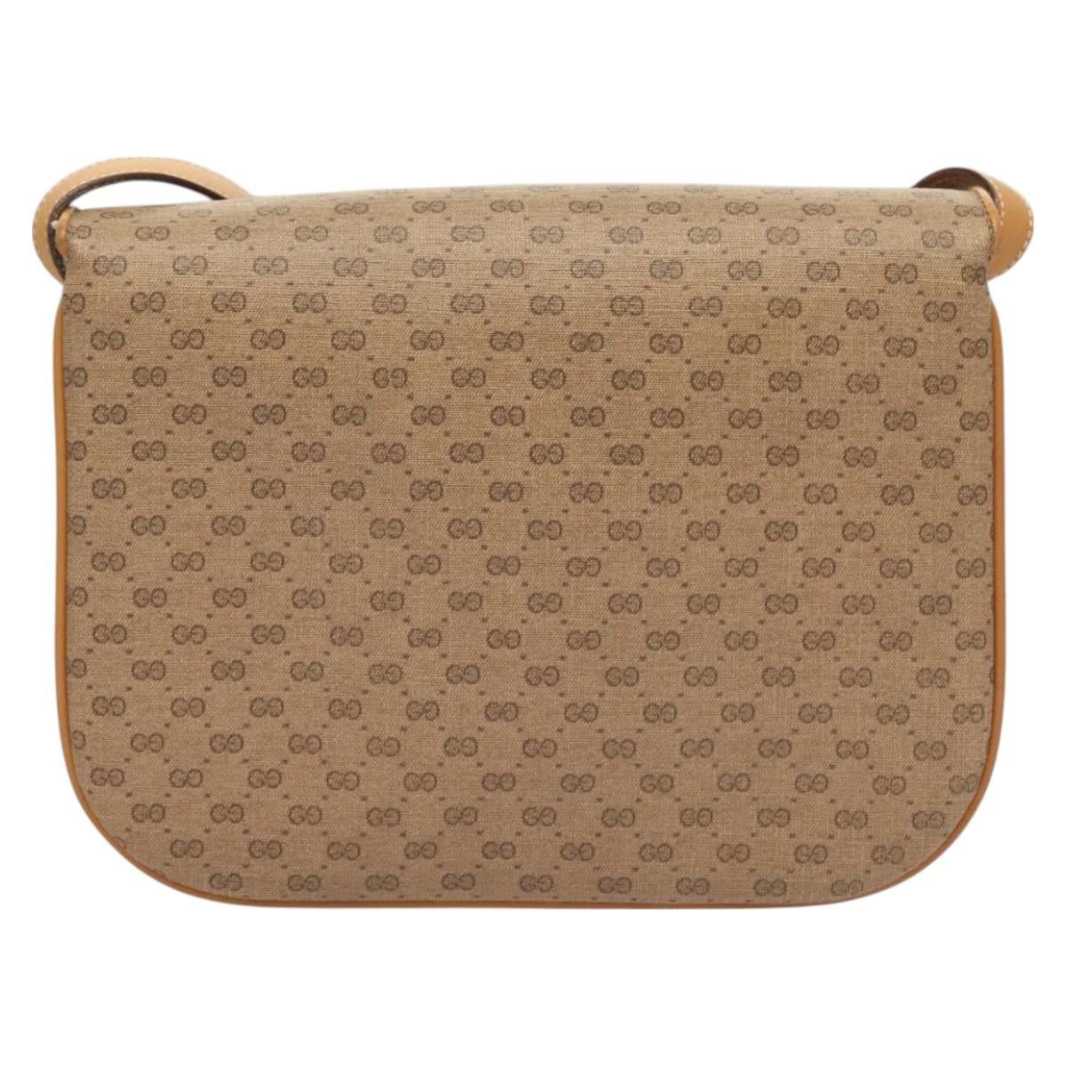 Gucci GUCCI Micro GG Supreme Shoulder Bag Pvc Beige Gold Size ONE SIZE - 3 Thumbnail