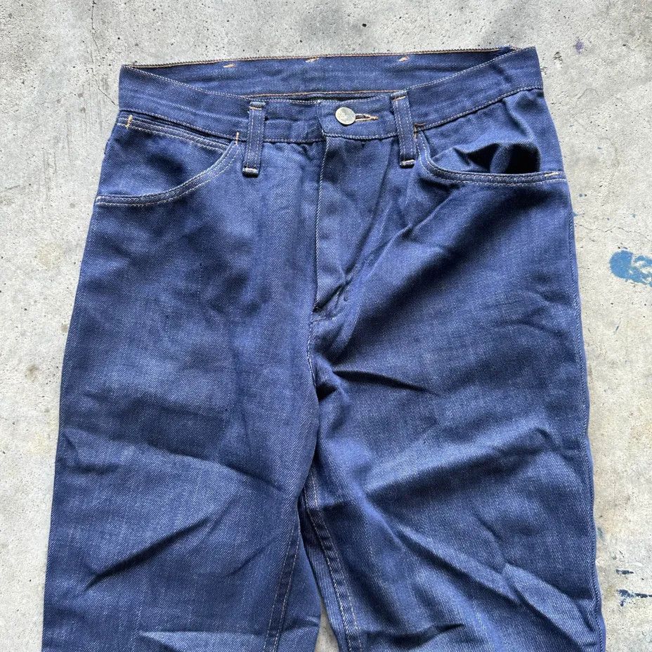 Wrangler Vintage 70s Wrangler Dark Wash Denim Jeans 28x29 Size US 28 / EU 44 - 6 Thumbnail