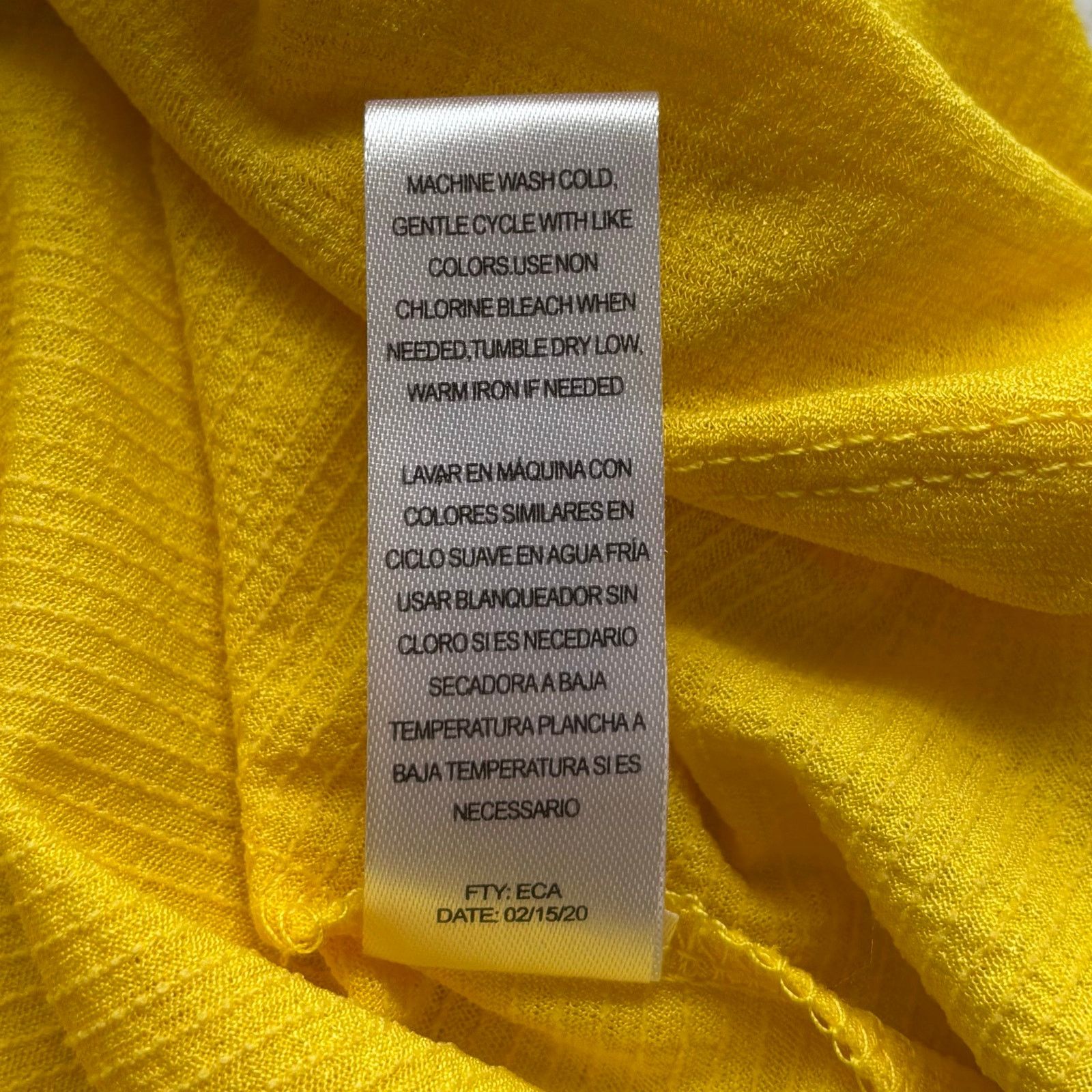 Other Inner Circle Yellow Asymmetrical Blouse 1X Cutout Top Size XL / US 12-14 / IT 48-50 - 10 Thumbnail