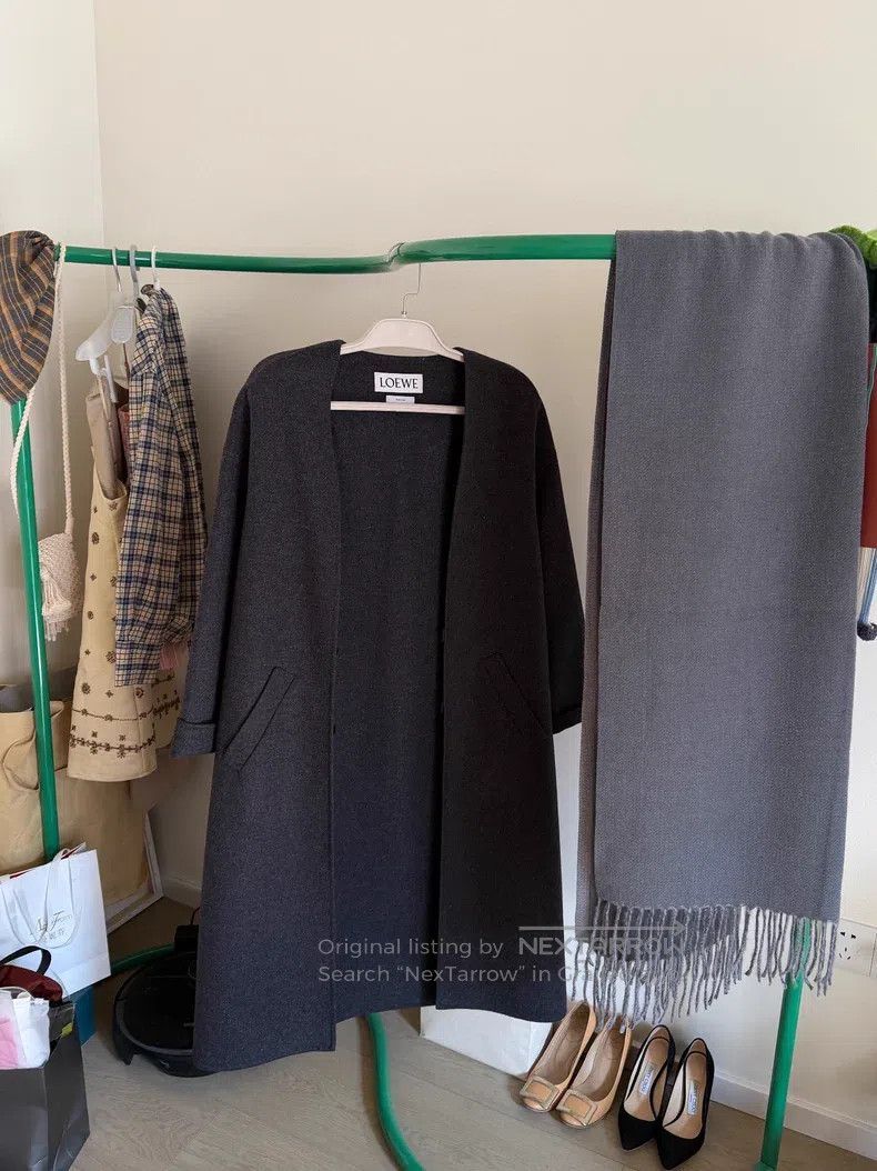 Loewe Loewe Wool Coat, 80% Wool, 20% Cashmere Size S / US 4 / IT 40 - 1 Thumbnail