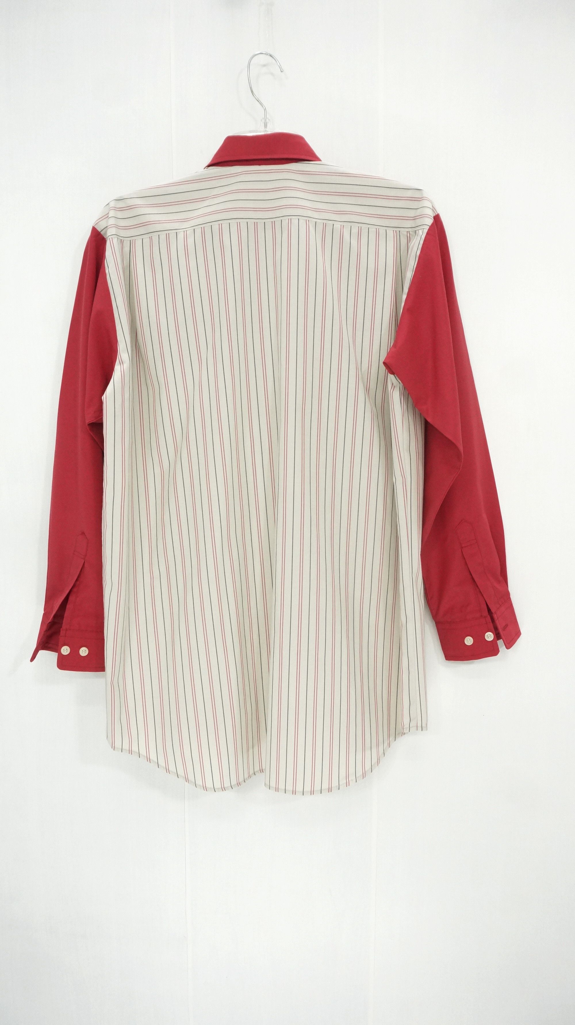Japanese Brand 🔥 Vtg ENEOS Button Up Long Sleeve Red Stripes Design Shirt Size US M / EU 48-50 / 2 - 2 Thumbnail