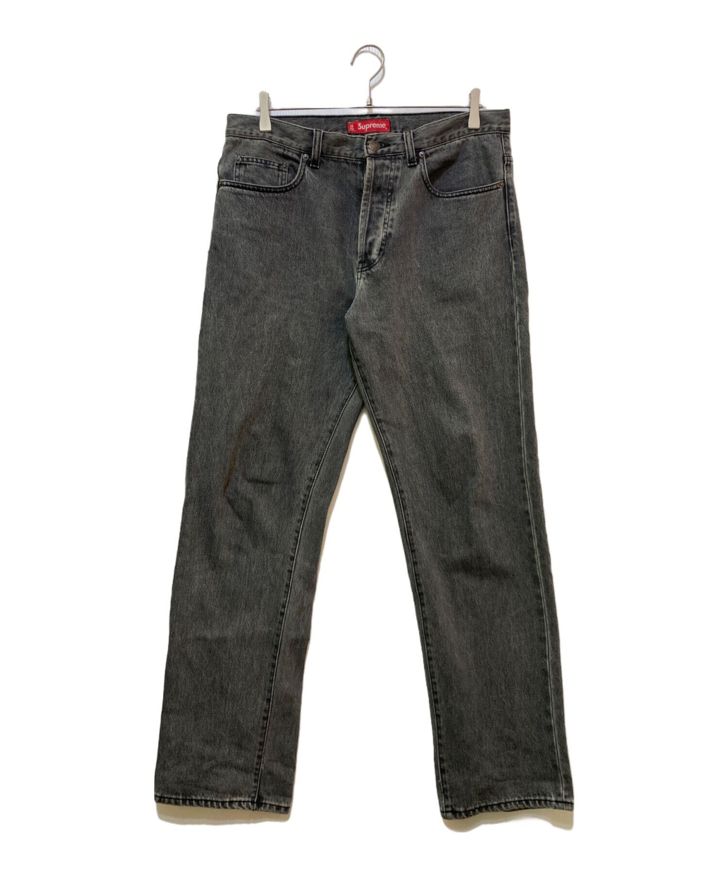 サイズ32 Supreme Regular Jean Washed Black Regular Jean - Shop - Supreme