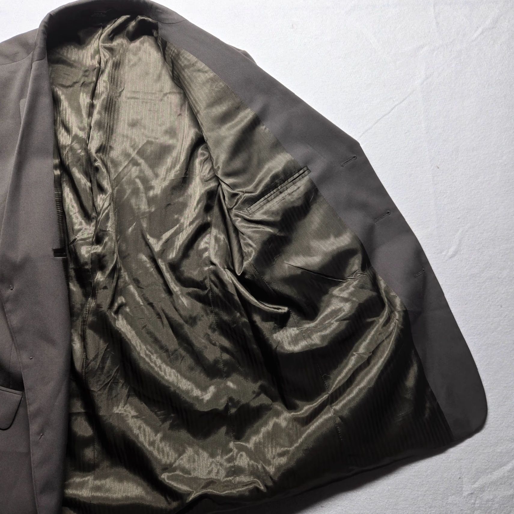 Vintage Hagger Jacket / Blazer Brown Suit Jacket Long 44L Men Size 44R - 2 Thumbnail
