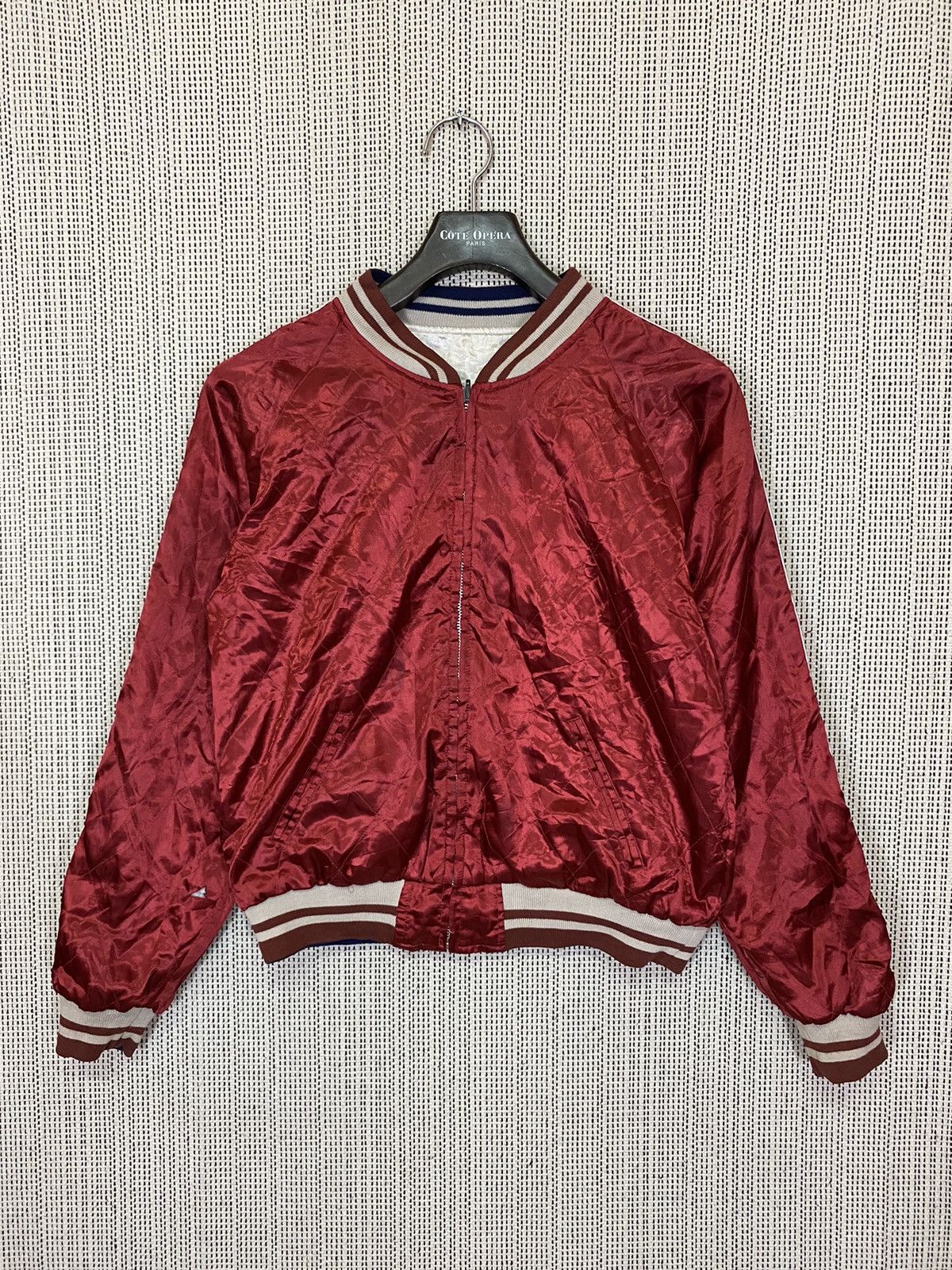 Japanese Brand × Vintage Sukajan reversible jacket satin emboidery logo Size US M / EU 48-50 / 2 - 9 Thumbnail