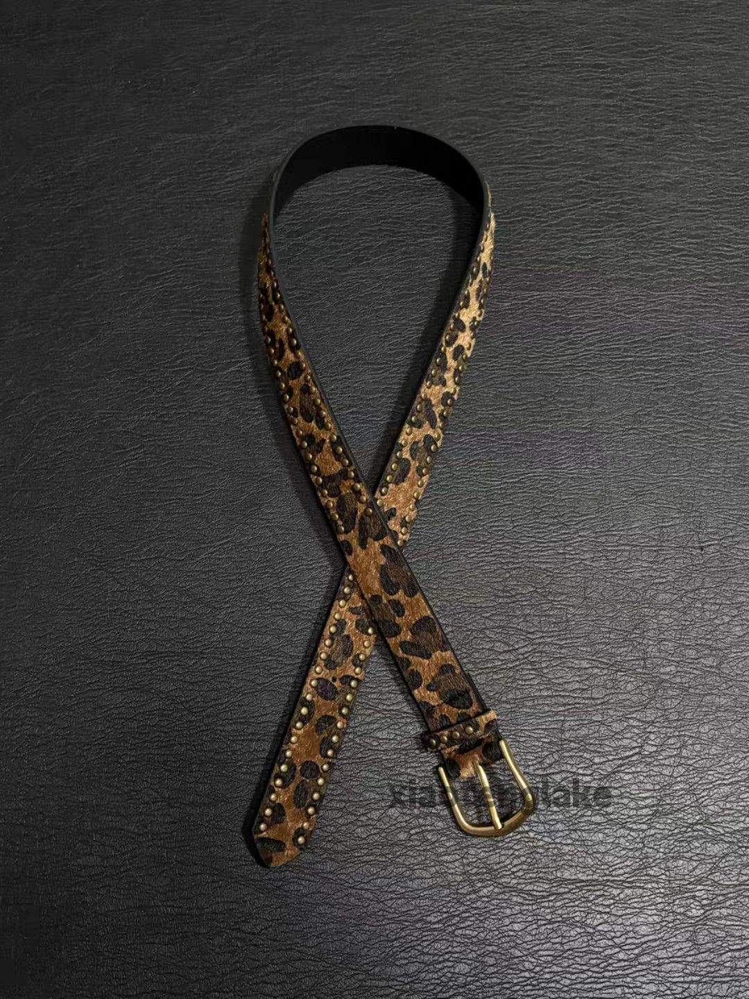 Japanese Brand Unisex punk yuppie hippie leopard pattern festival belt Size ONE SIZE - 4 Thumbnail