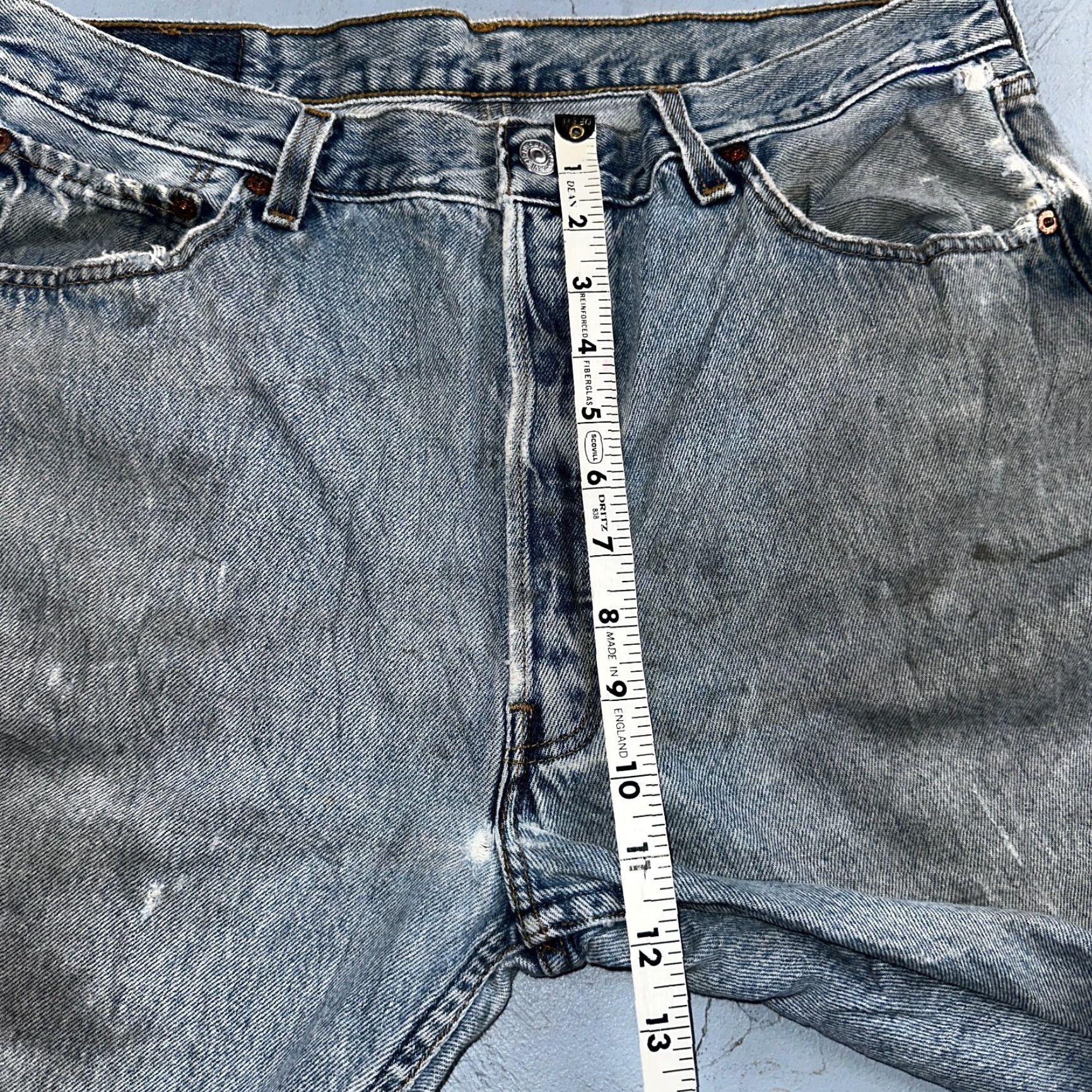 Levi's VINTAGE Levi's 501 Jeans Straight 36x34 Blue Light Wash 90s Womens/Mens? Size US 36 / EU 52 - 6 Thumbnail