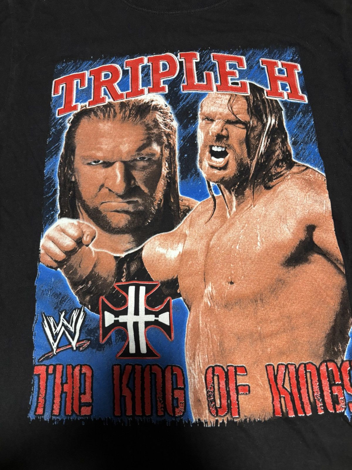 Vintage Vintage Triple H Wrestling T-Shirt Mens Size Medium WWF Wwe Size US M / EU 48-50 / 2 - 2 Thumbnail