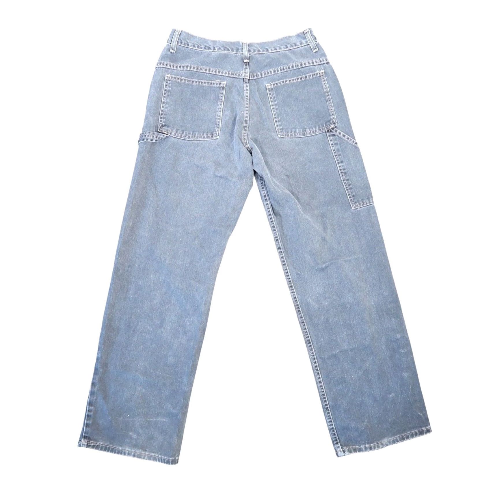 Vintage VINTAGE LEI Jeans Baggy Straight Leg Cargo 90s Grey Mid Rise Womens 9 Size 30" / US 8 / IT 44 - 3 Thumbnail