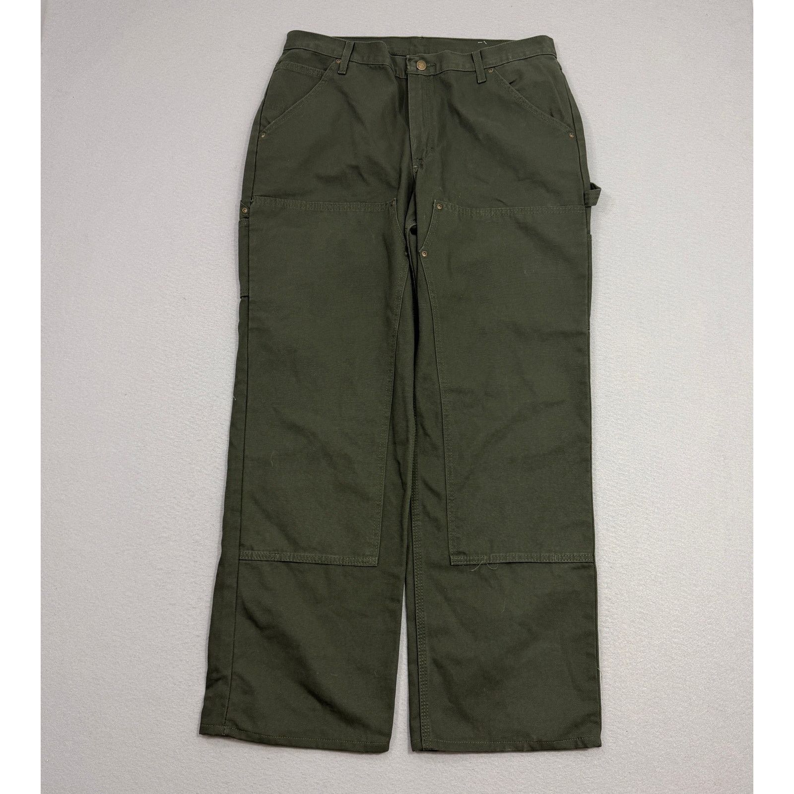 Vintage Image Authority Canvas Double Knee Carpenter Pants Men's 36R Size US 36 / EU 52 - 1 Thumbnail