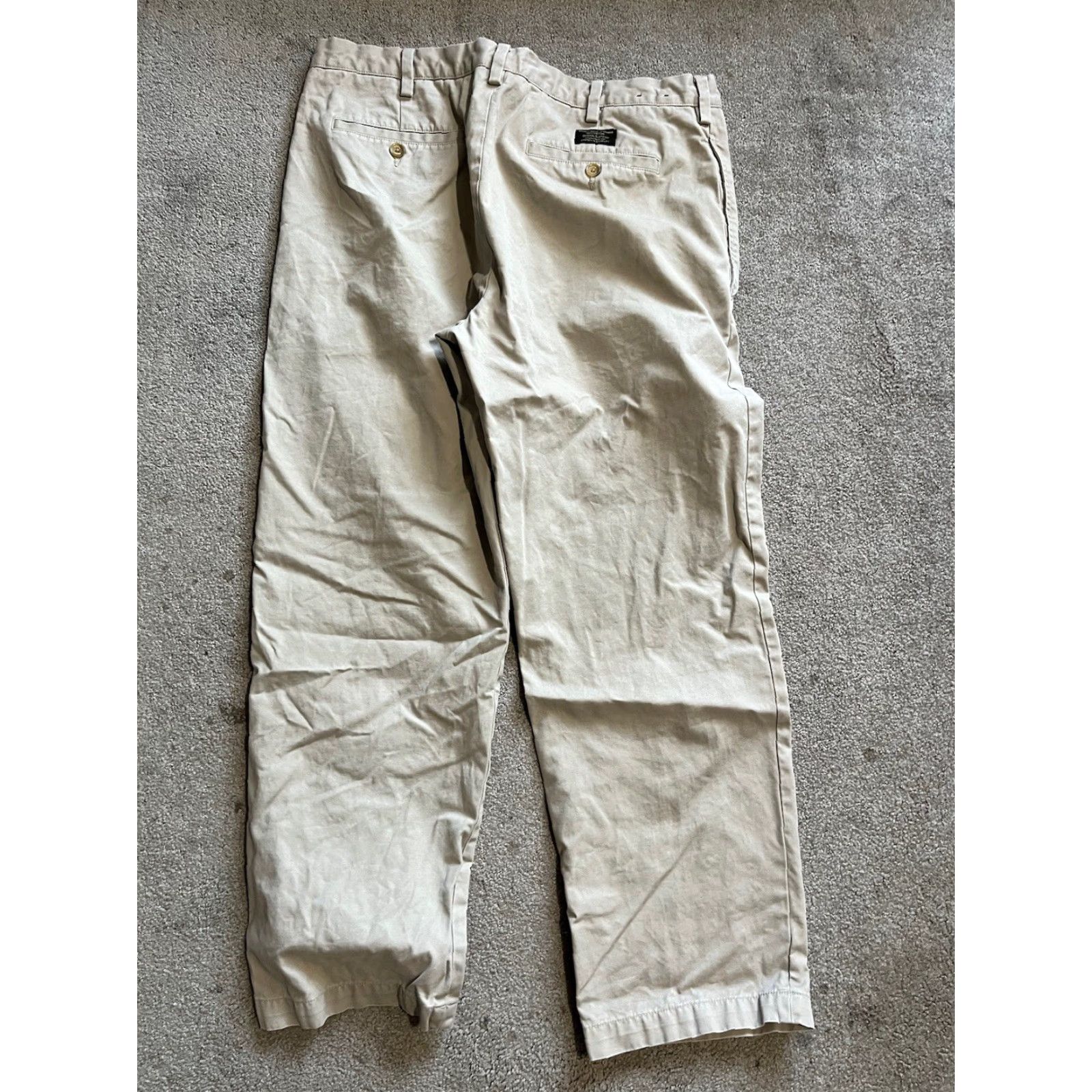 Banana Republic Banana Republic Mens Y2K Gavin Chino Pants 38x30 Beige Distressed Size US 38 / EU 54 - 2 Thumbnail